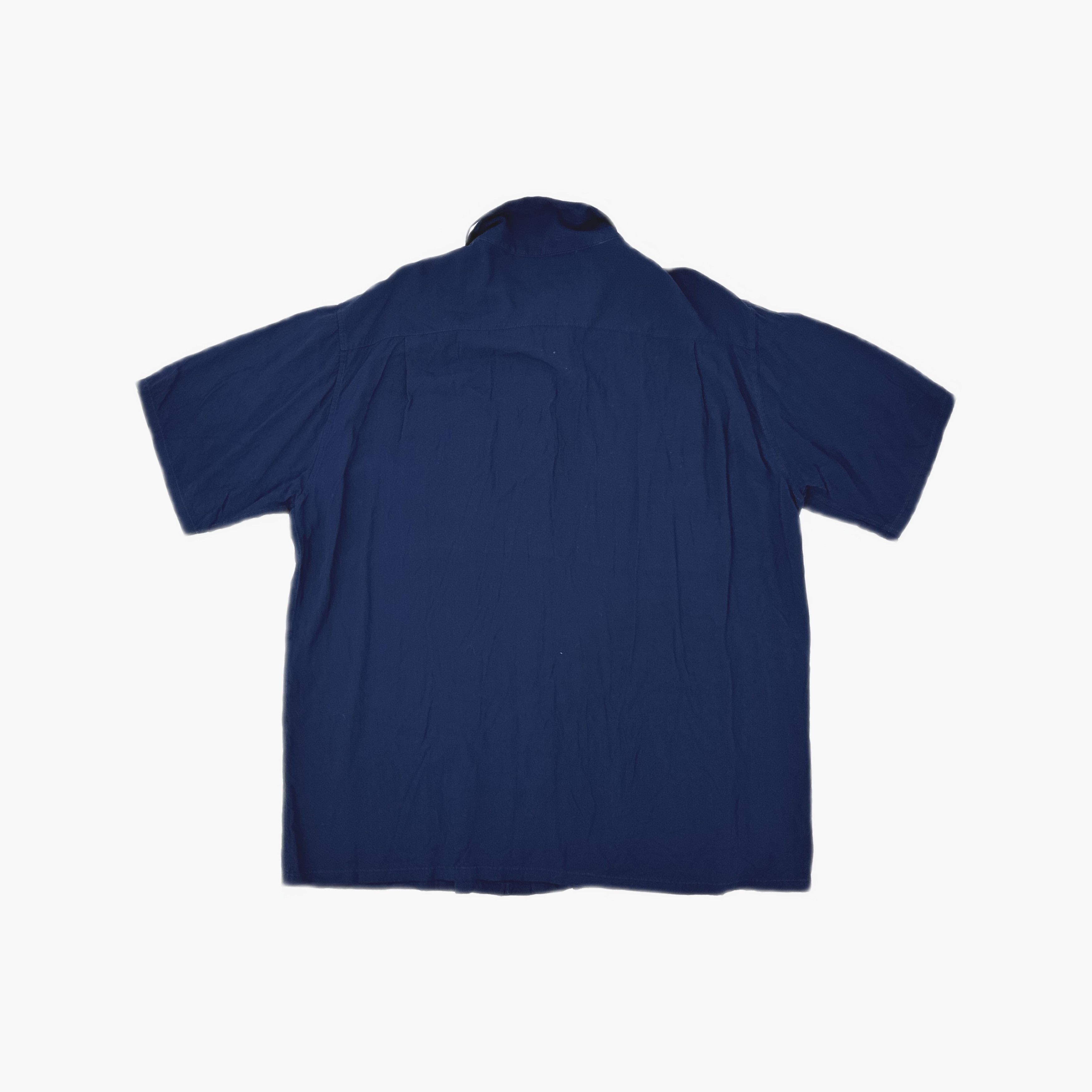 Celine CELINE Script Logo Viscose Short Sleeve Shirt Size 39 Size US M / EU 48-50 / 2 - 2 Thumbnail