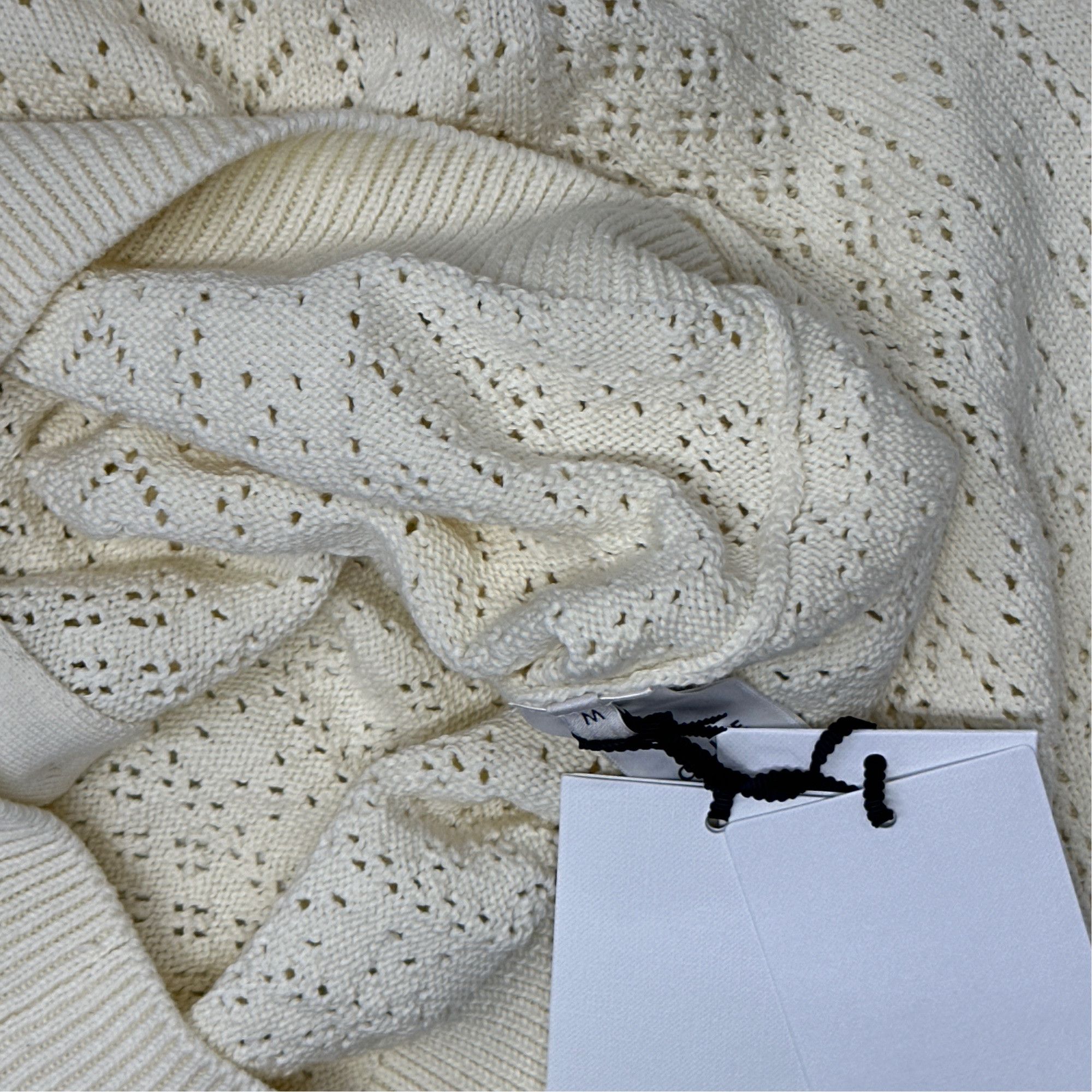 Celine Celine Pointelle Knit Cardigan Size M Size M / US 6-8 / IT 42-44 - 3 Thumbnail
