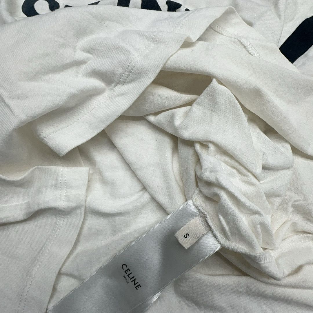 Celine CELINE Paris Logo Ringer T-Shirt Size S Size S / US 4 / IT 40 - 3 Thumbnail