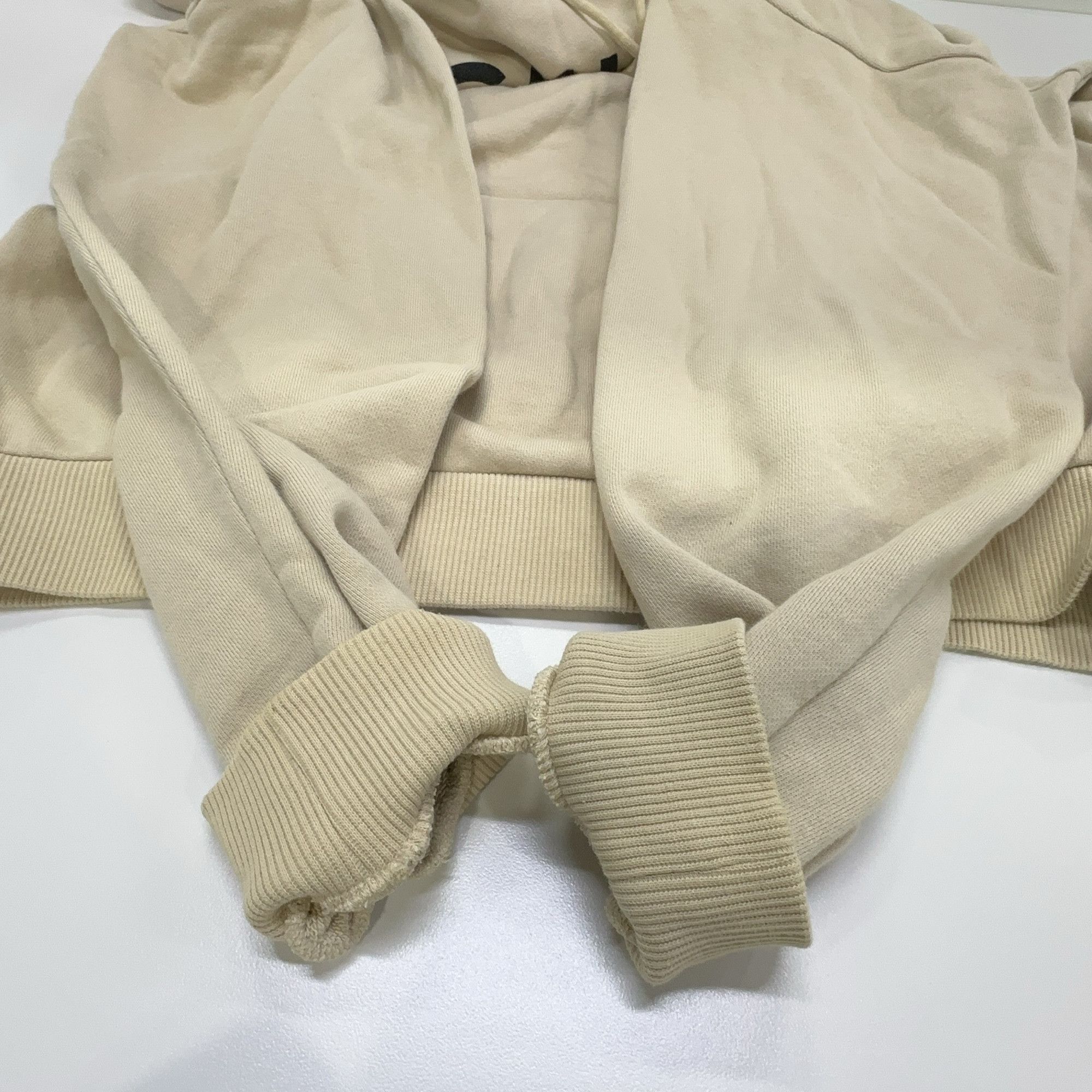Celine Celine Logo Hoodie Beige Size S Size US S / EU 44-46 / 1 - 15 Thumbnail