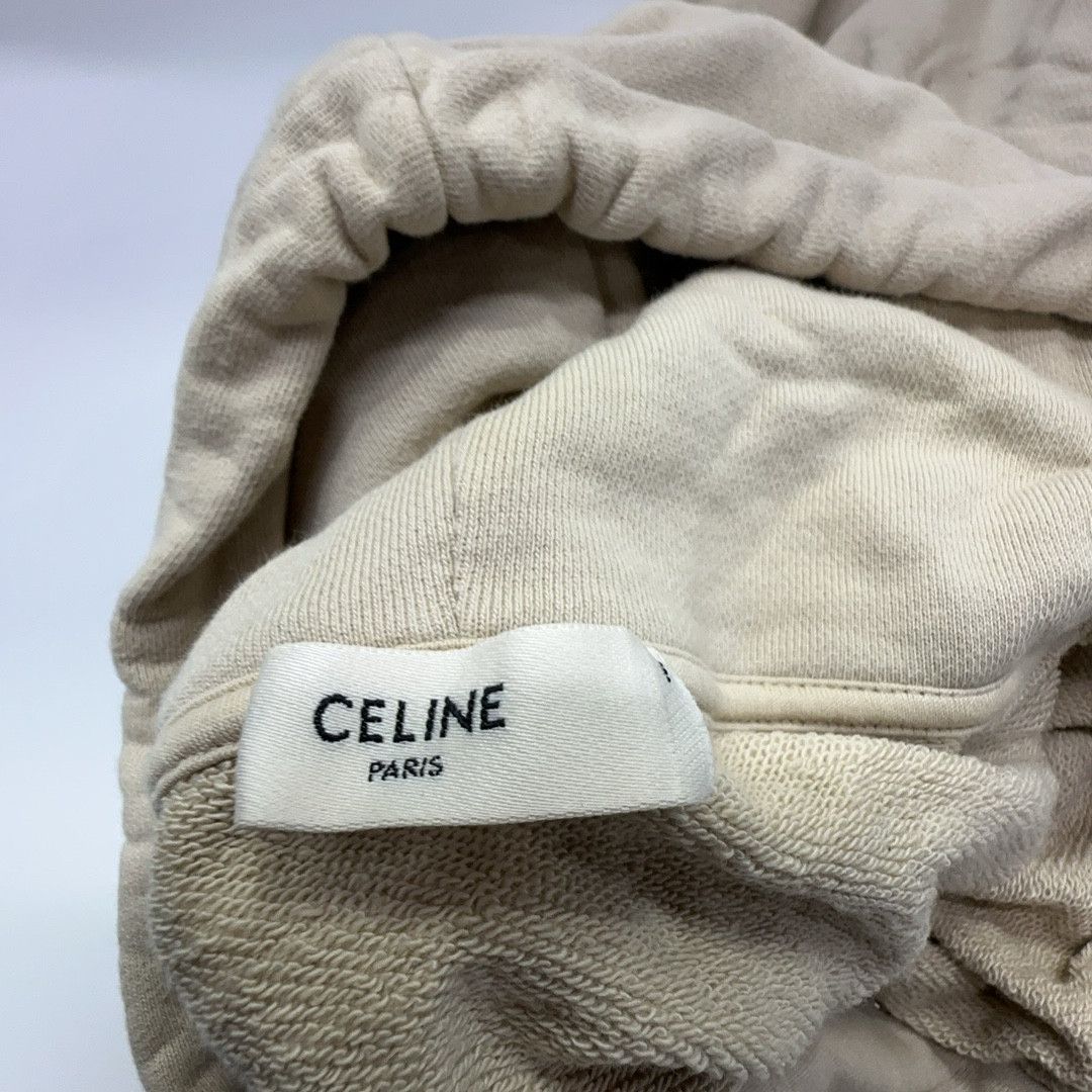 Celine Celine Logo Hoodie Beige Size S Size US S / EU 44-46 / 1 - 3 Thumbnail