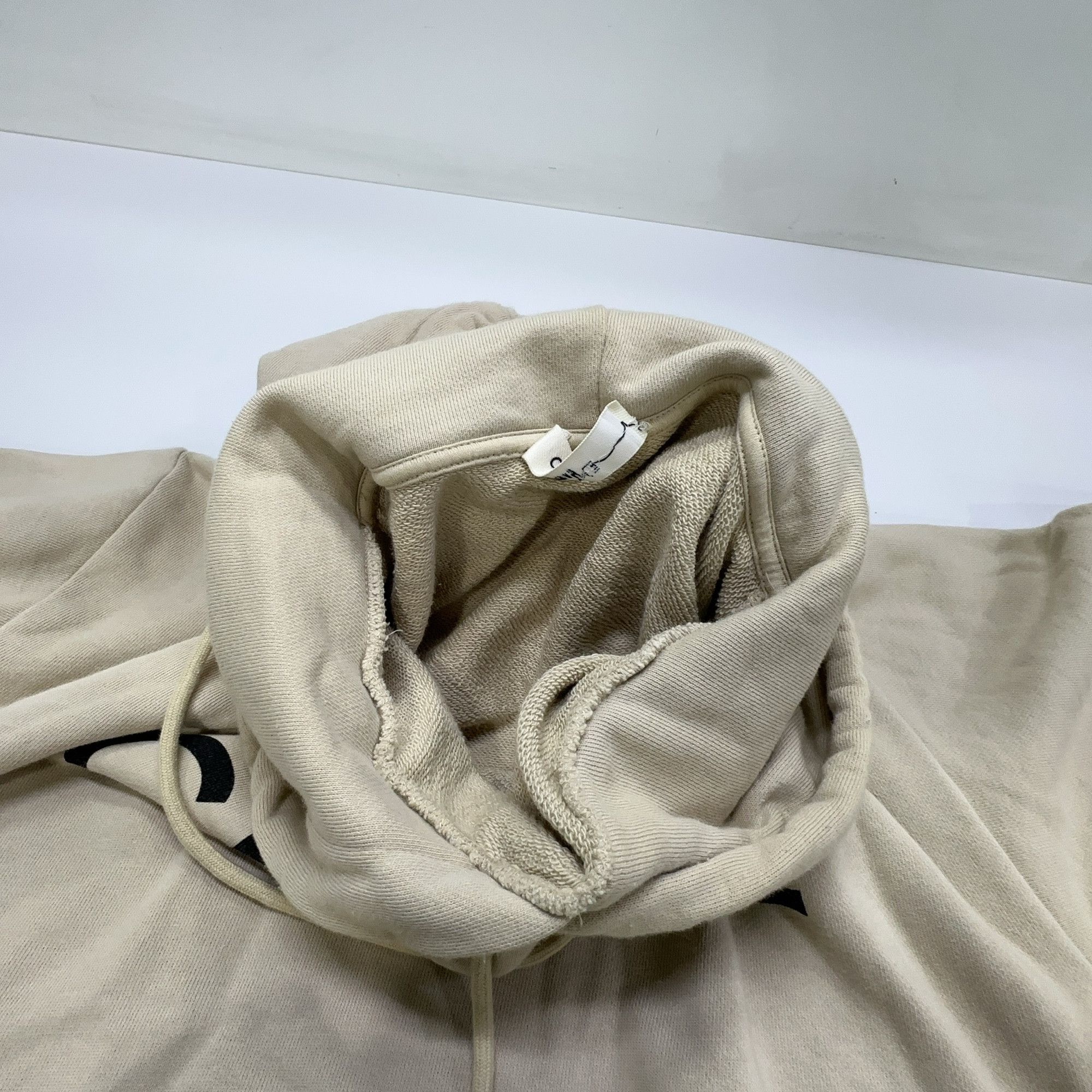Celine Celine Logo Hoodie Beige Size S Size US S / EU 44-46 / 1 - 7 Thumbnail