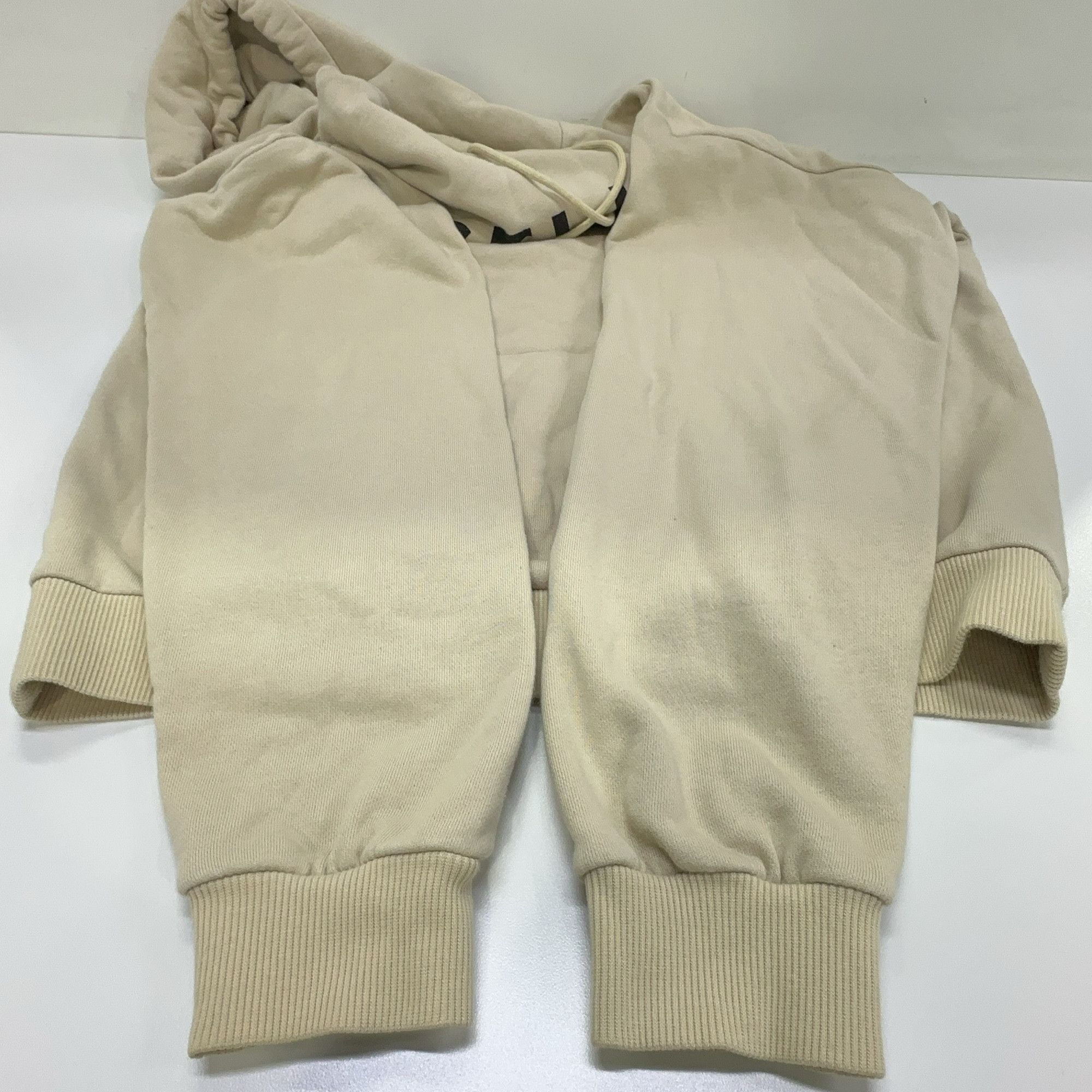 Celine Celine Logo Hoodie Beige Size S Size US S / EU 44-46 / 1 - 14 Thumbnail
