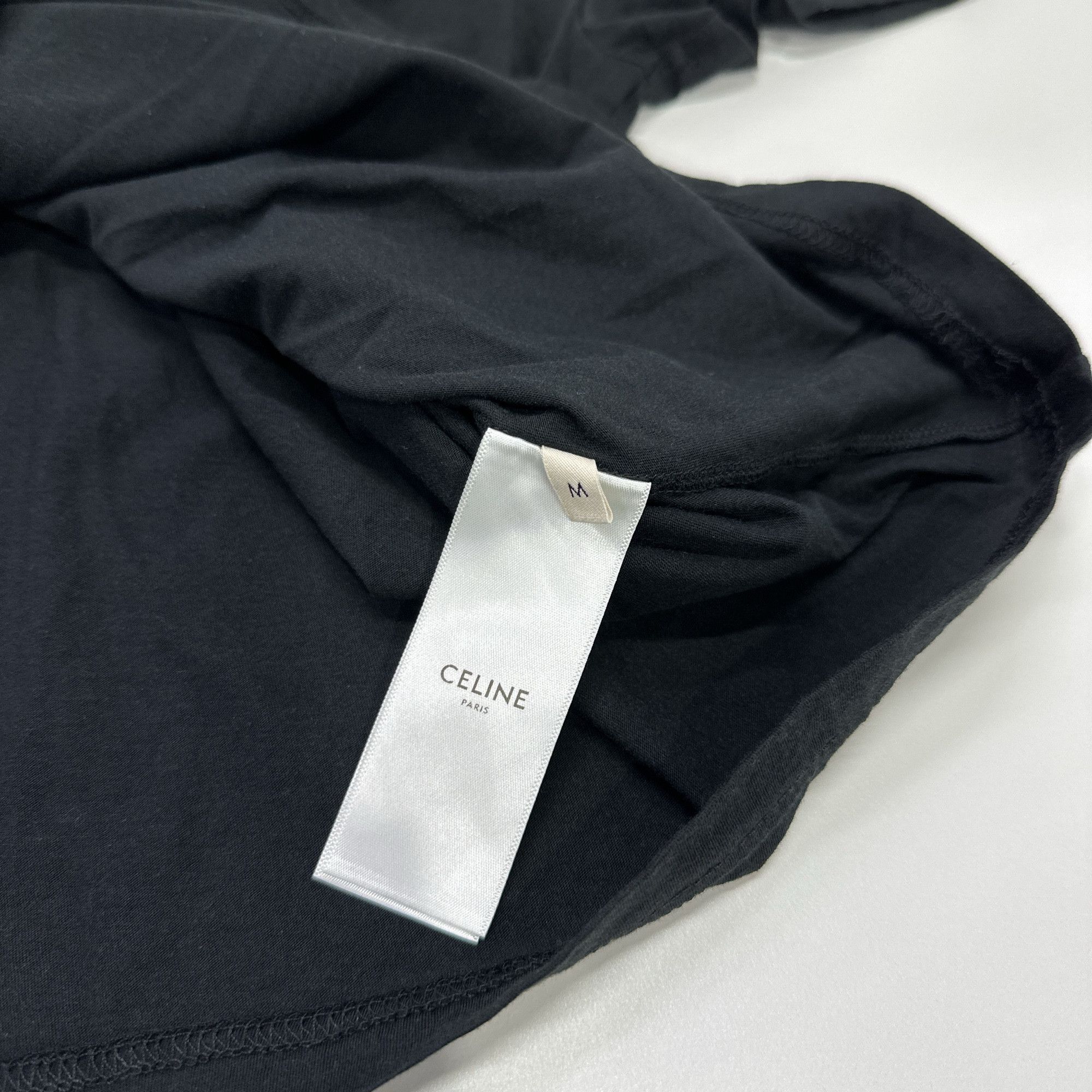 Celine CELINE Paris Logo Short Sleeve T-Shirt Size M Size US M / EU 48-50 / 2 - 4 Thumbnail