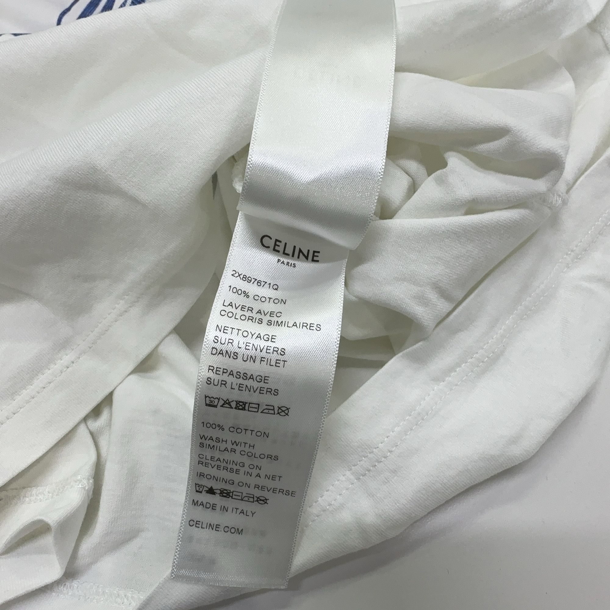 Celine Celine Logo Print Short Sleeve T-Shirt Size S Size S / US 4 / IT 40 - 4 Thumbnail