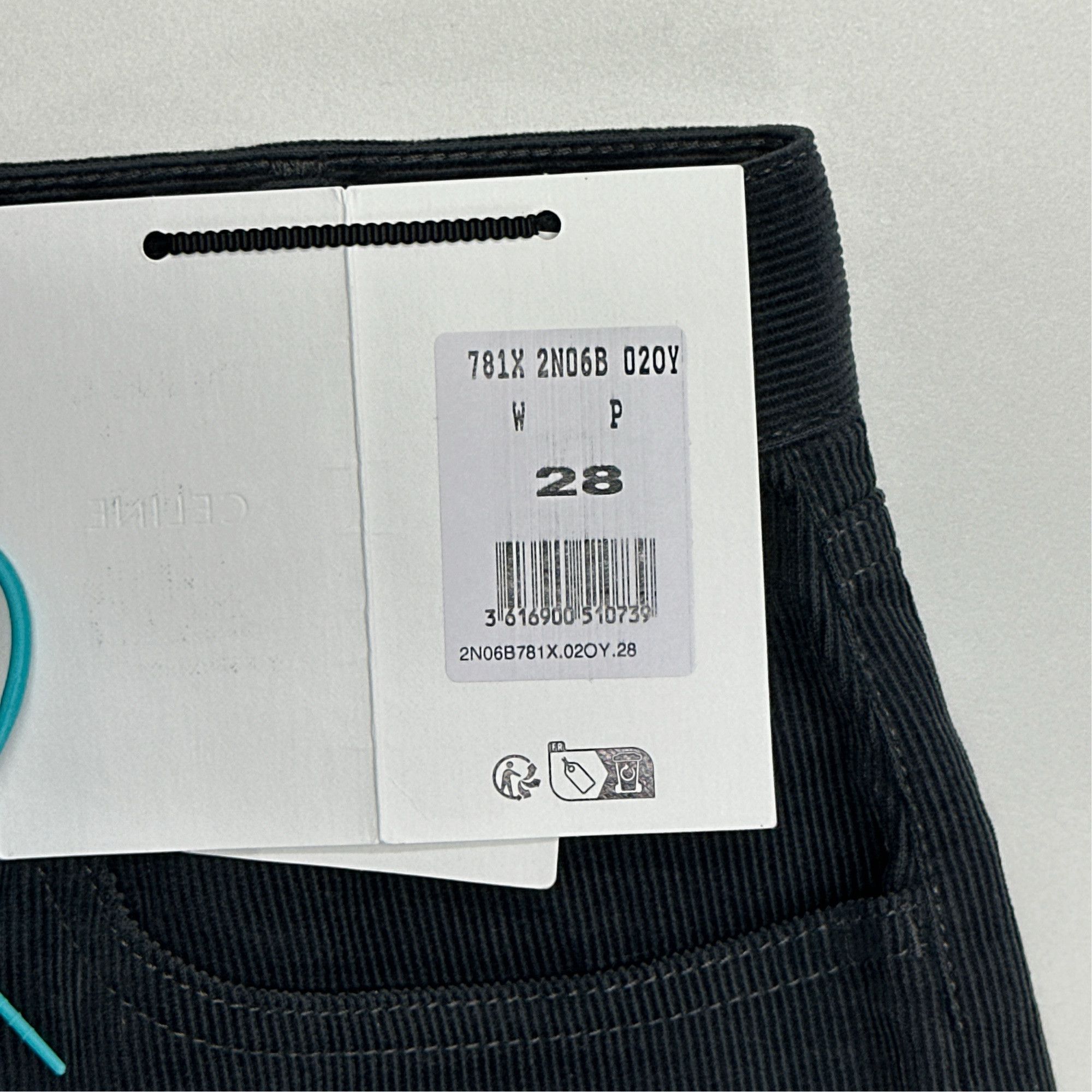 Celine CELINE Cotton Corduroy Pants Size 28 Size 28" / US 6 / IT 42 - 2 Thumbnail
