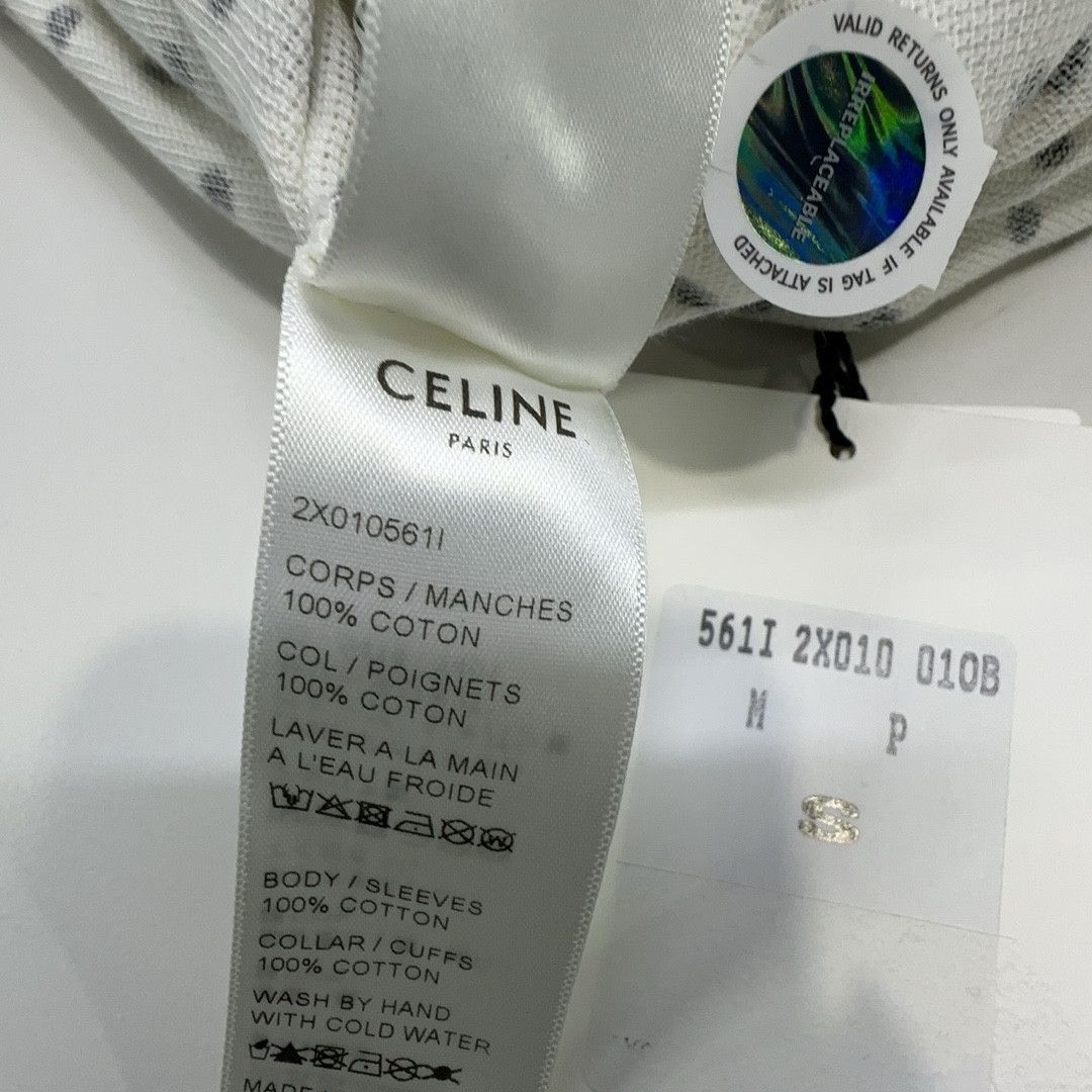 Celine Celine Polka Dot Polo Size S Size US S / EU 44-46 / 1 - 4 Thumbnail