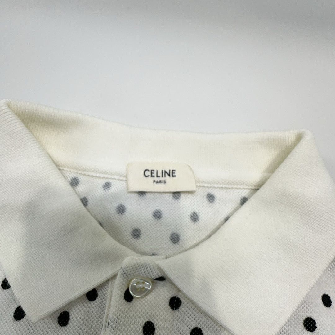 Celine Celine Polka Dot Polo Size S Size US S / EU 44-46 / 1 - 6 Thumbnail