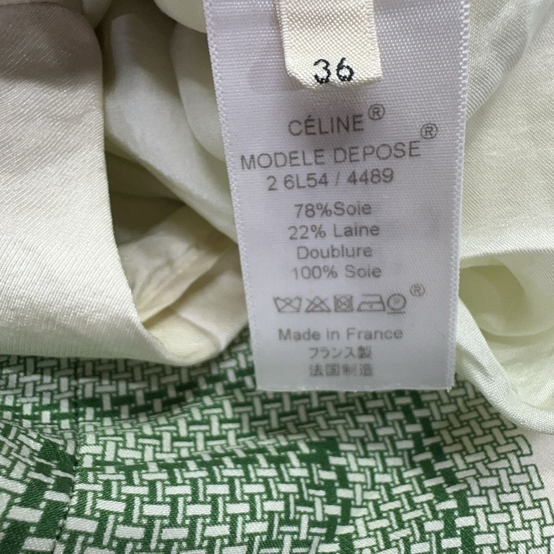 Celine Celine Geometric Print Mini Dress Size 36 Size XS / US 0-2 / IT 36-38 - 4 Thumbnail