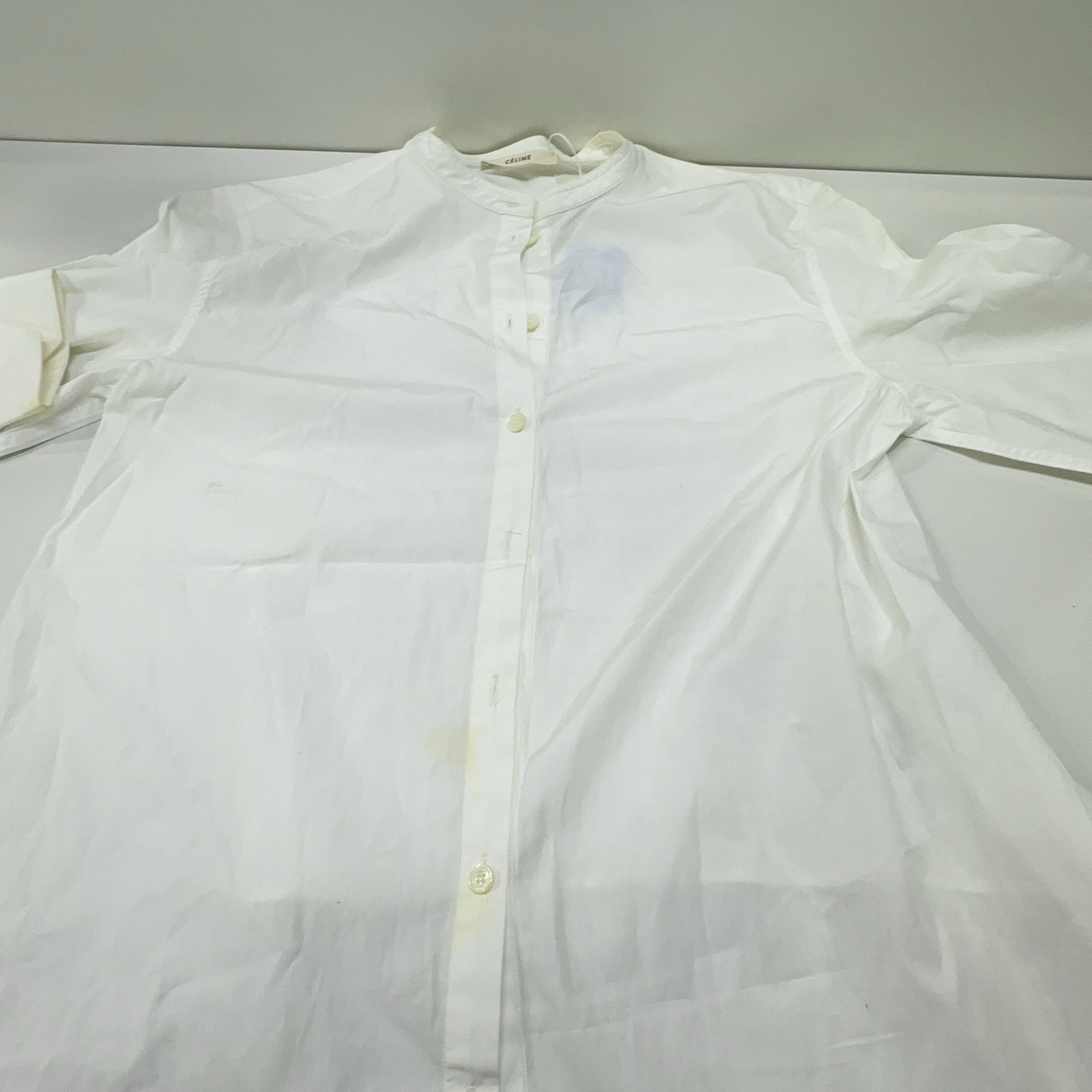 Celine Celine Cotton Button Up Shirt Size 38 Size S / US 4 / IT 40 - 11 Thumbnail