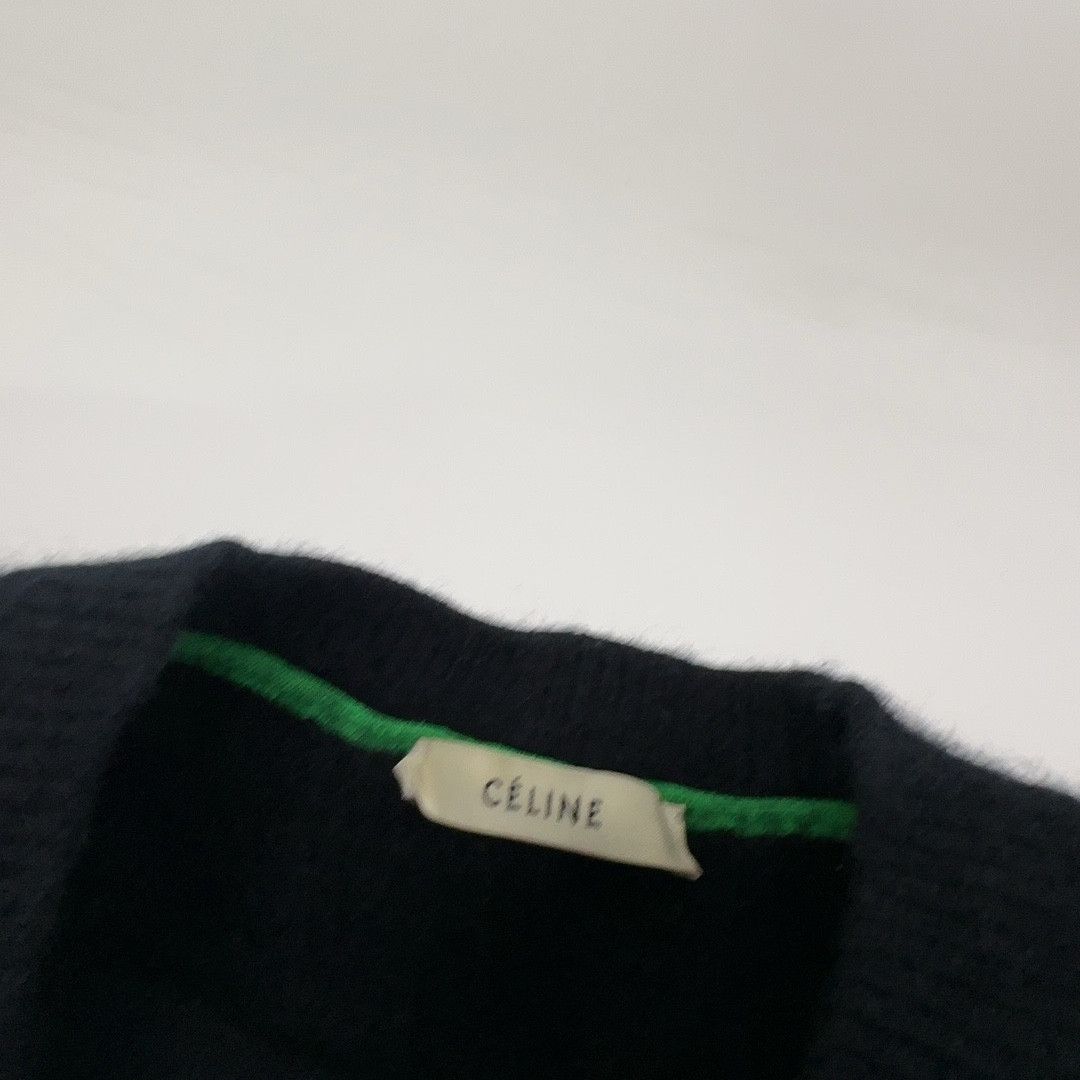 Celine Celine Contrast Cuff Knit Sweater Size M Size M / US 6-8 / IT 42-44 - 4 Thumbnail