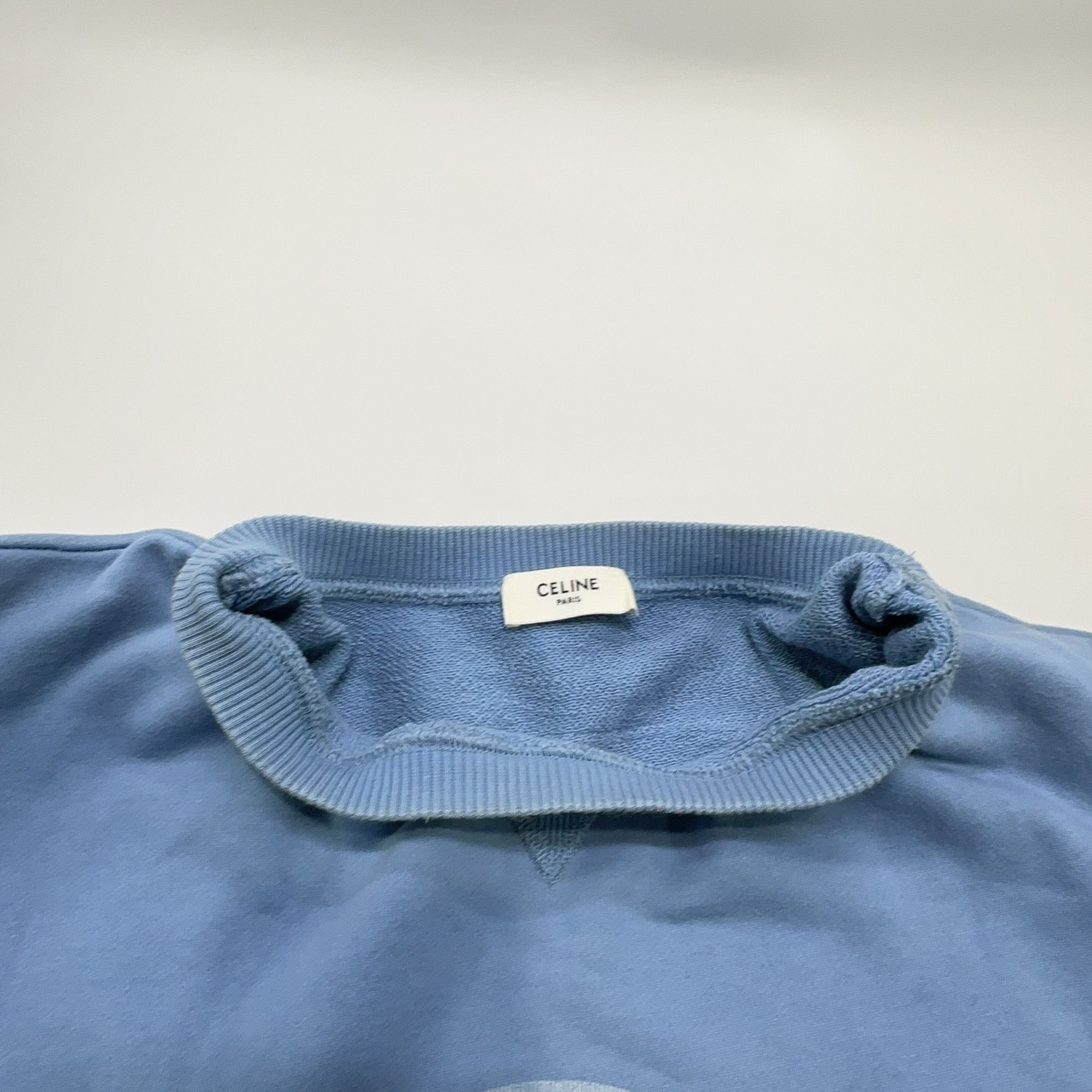 Celine Celine Triomphe Logo Sweatshirt XS Size XS / US 0-2 / IT 36-38 - 8 Thumbnail
