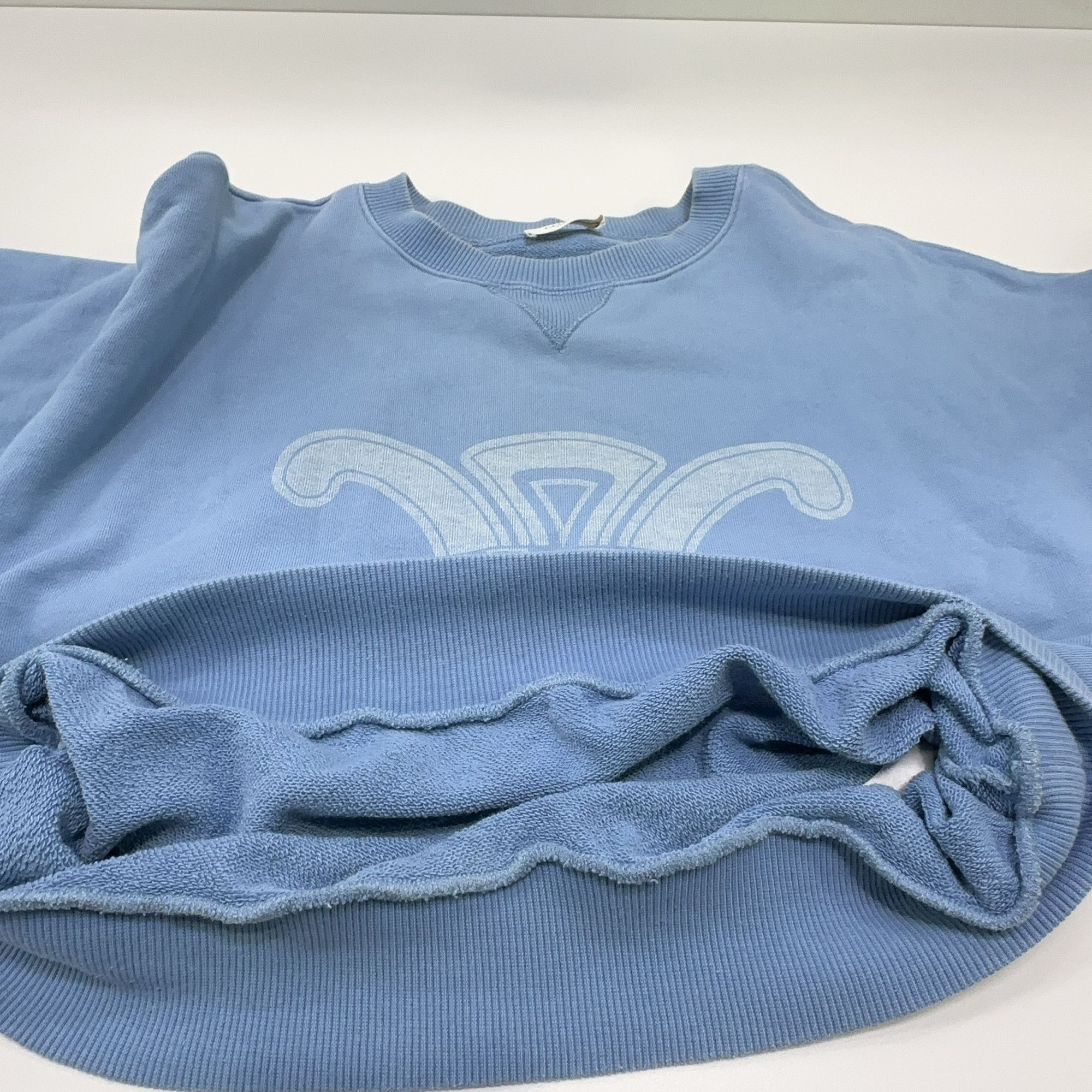 Celine Celine Triomphe Logo Sweatshirt XS Size XS / US 0-2 / IT 36-38 - 7 Thumbnail