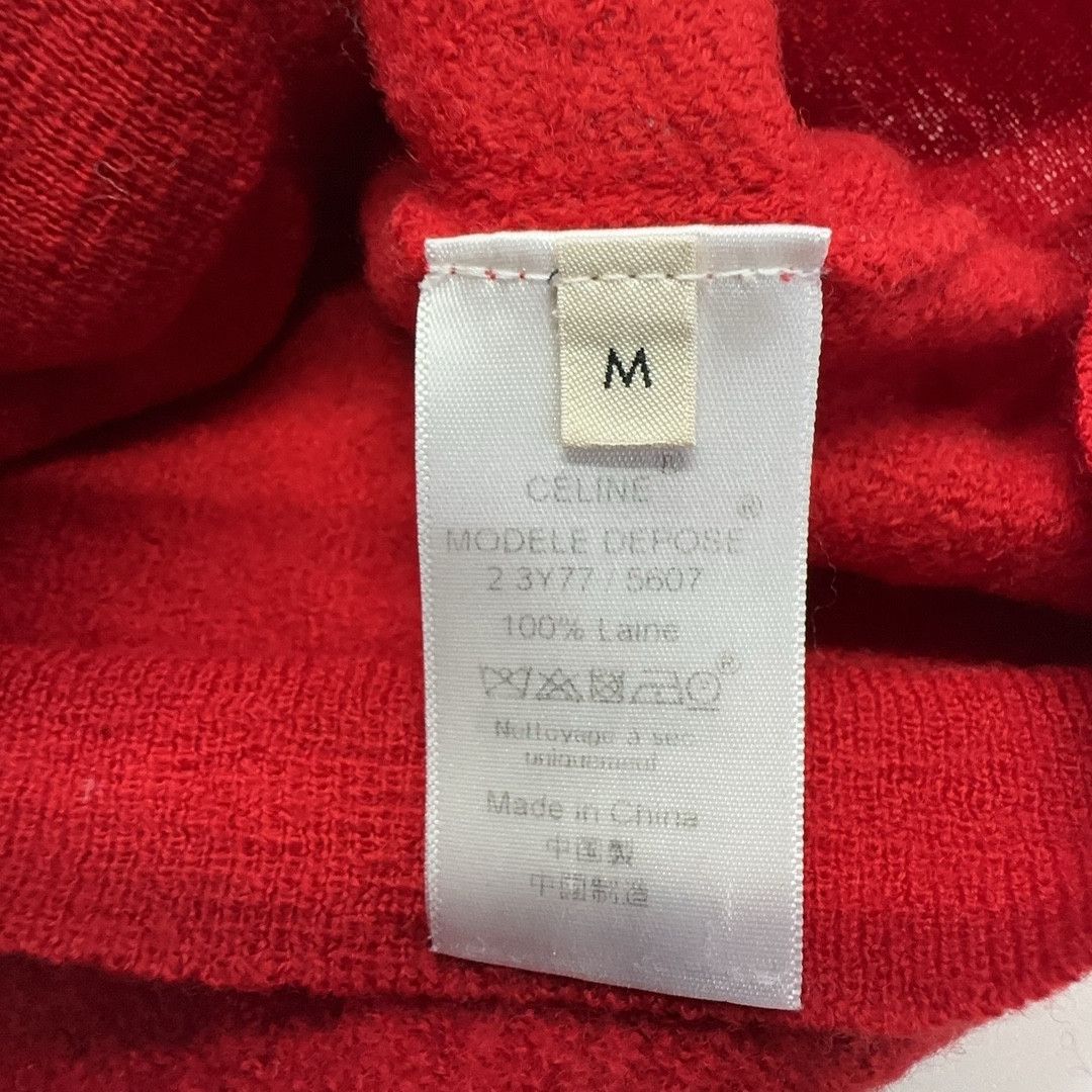 Celine Celine Red Knit Sweater Size M Size M / US 6-8 / IT 42-44 - 4 Thumbnail