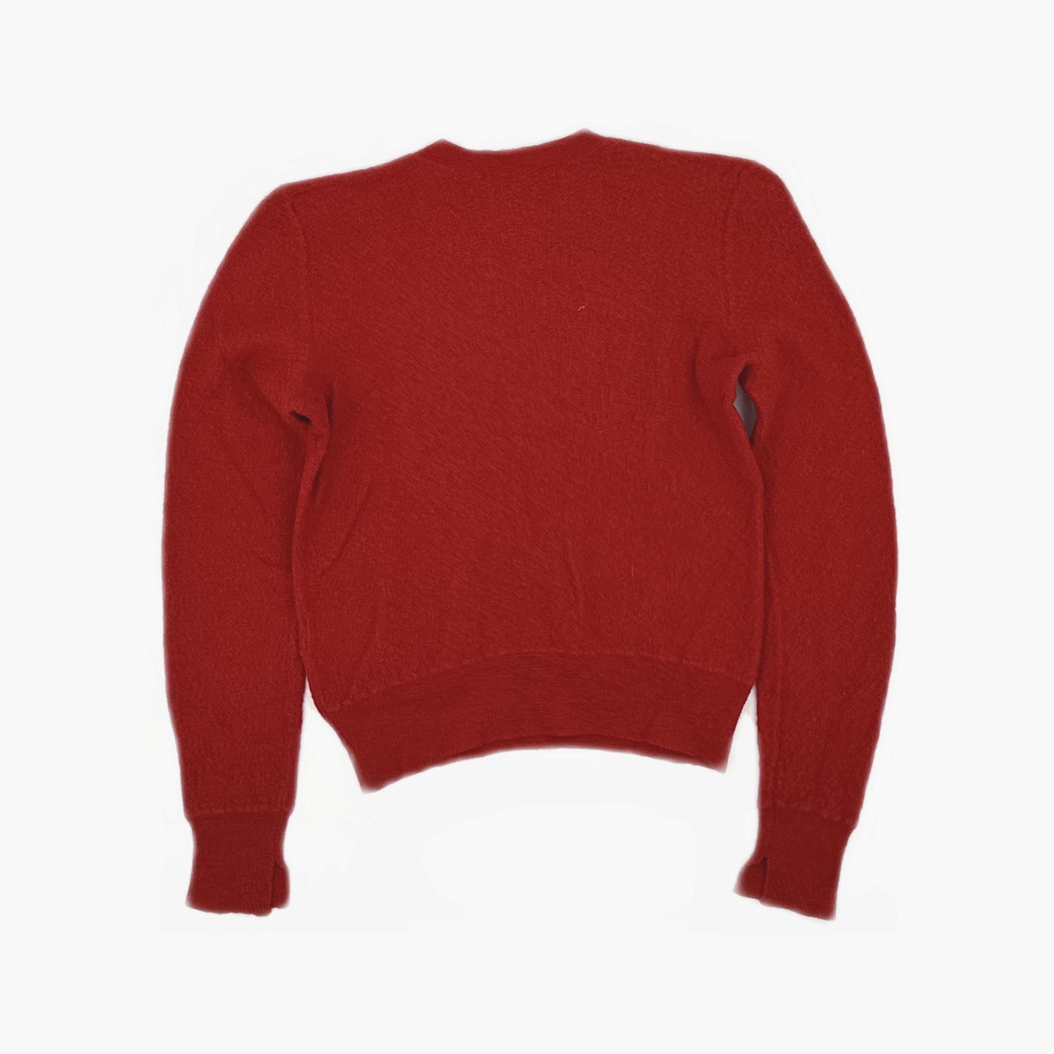 Celine Celine Red Knit Sweater Size M Size M / US 6-8 / IT 42-44 - 2 Thumbnail