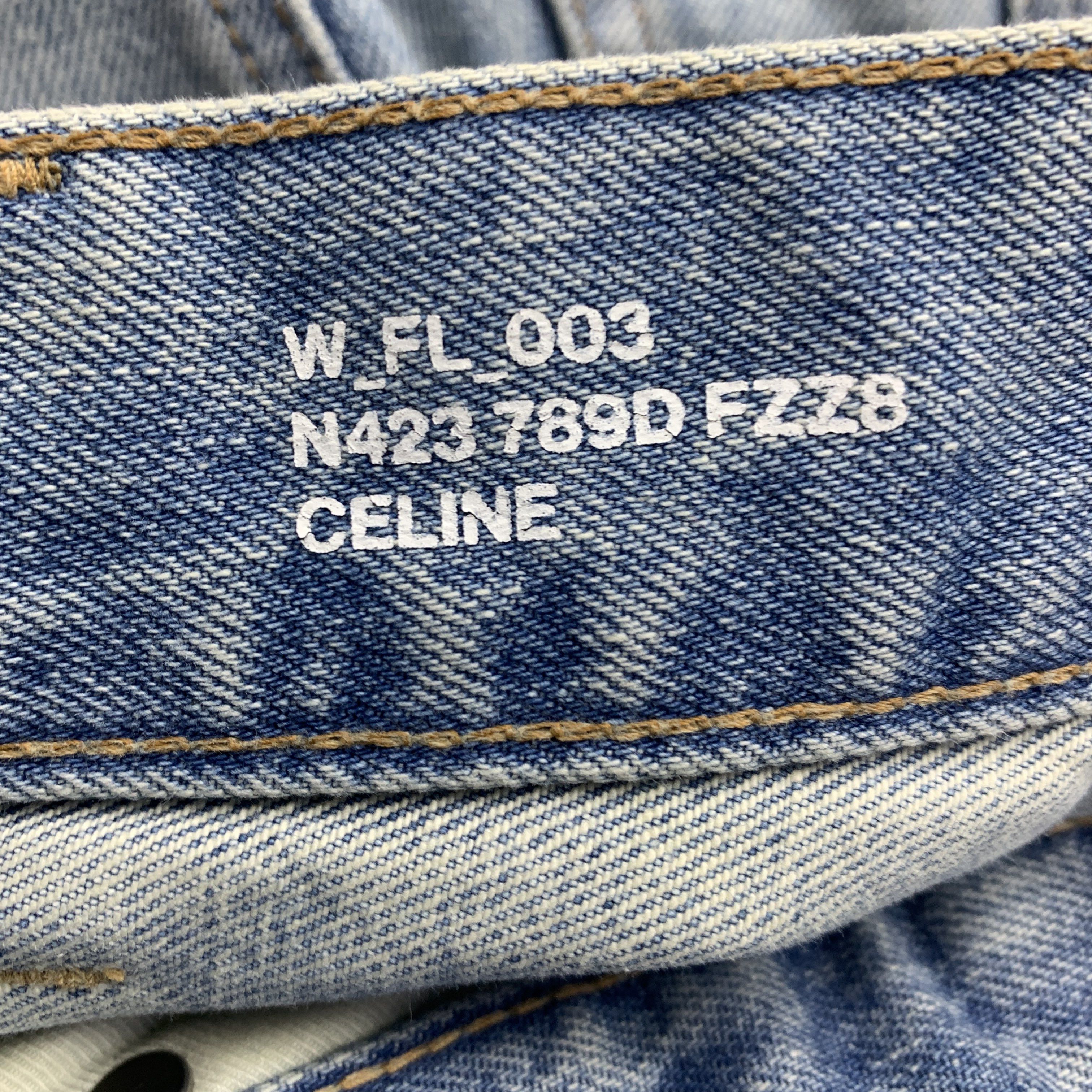 Celine Celine Light Wash Flare Jeans Size 26 Size 26" / US 2 / IT 38 - 2 Thumbnail