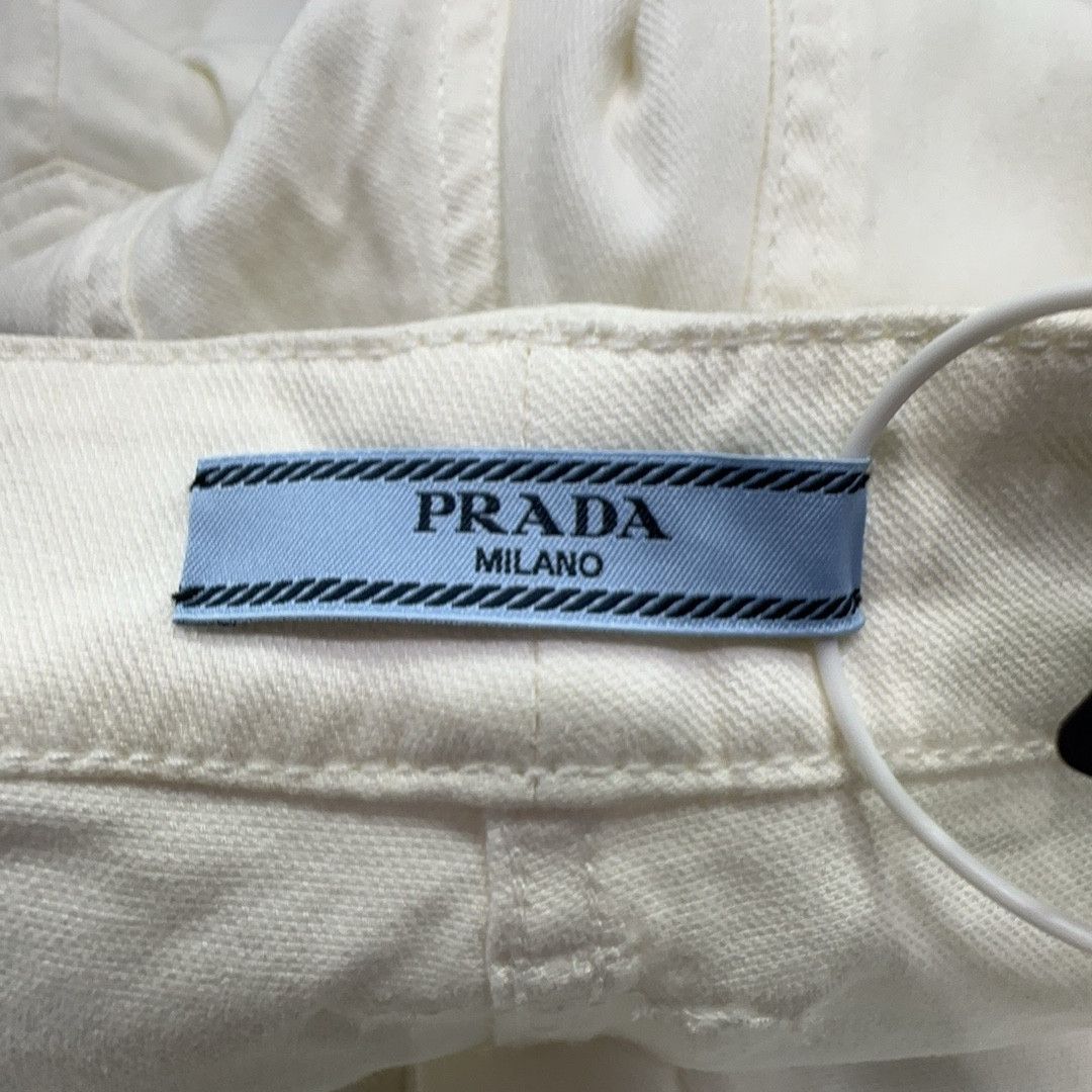 Prada Prada White Denim Jeans Size 26 Size US 26 / EU 42 - 3 Thumbnail