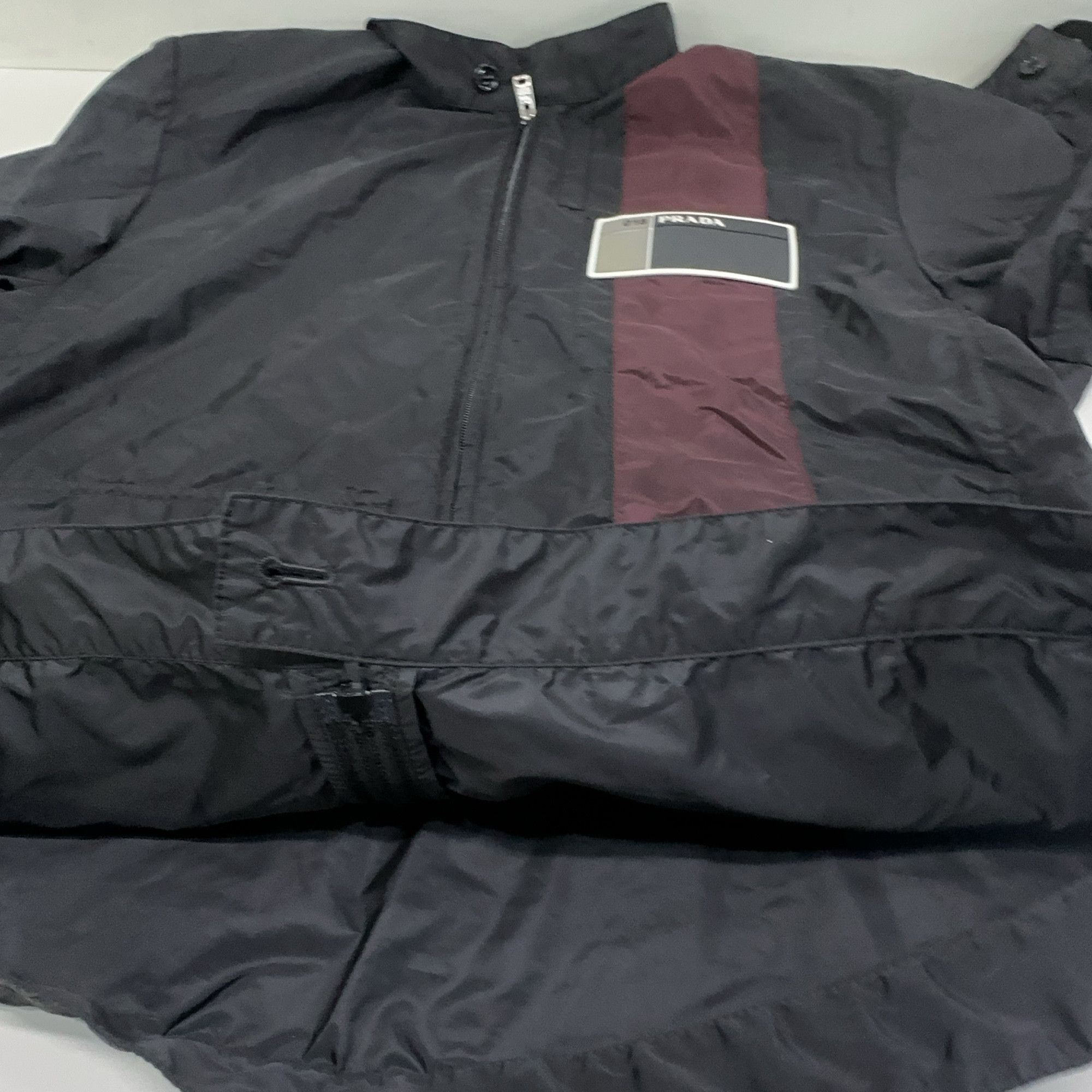 Prada Prada Nylon Stripe Logo Jacket Size M Size US M / EU 48-50 / 2 - 7 Thumbnail