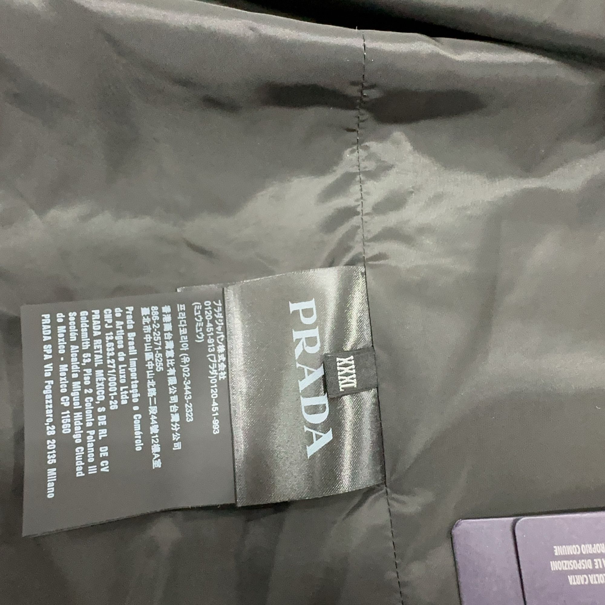 Prada Prada Logo Hooded Jacket Size XXXL Size US XXL / EU 58 / 5 - 4 Thumbnail