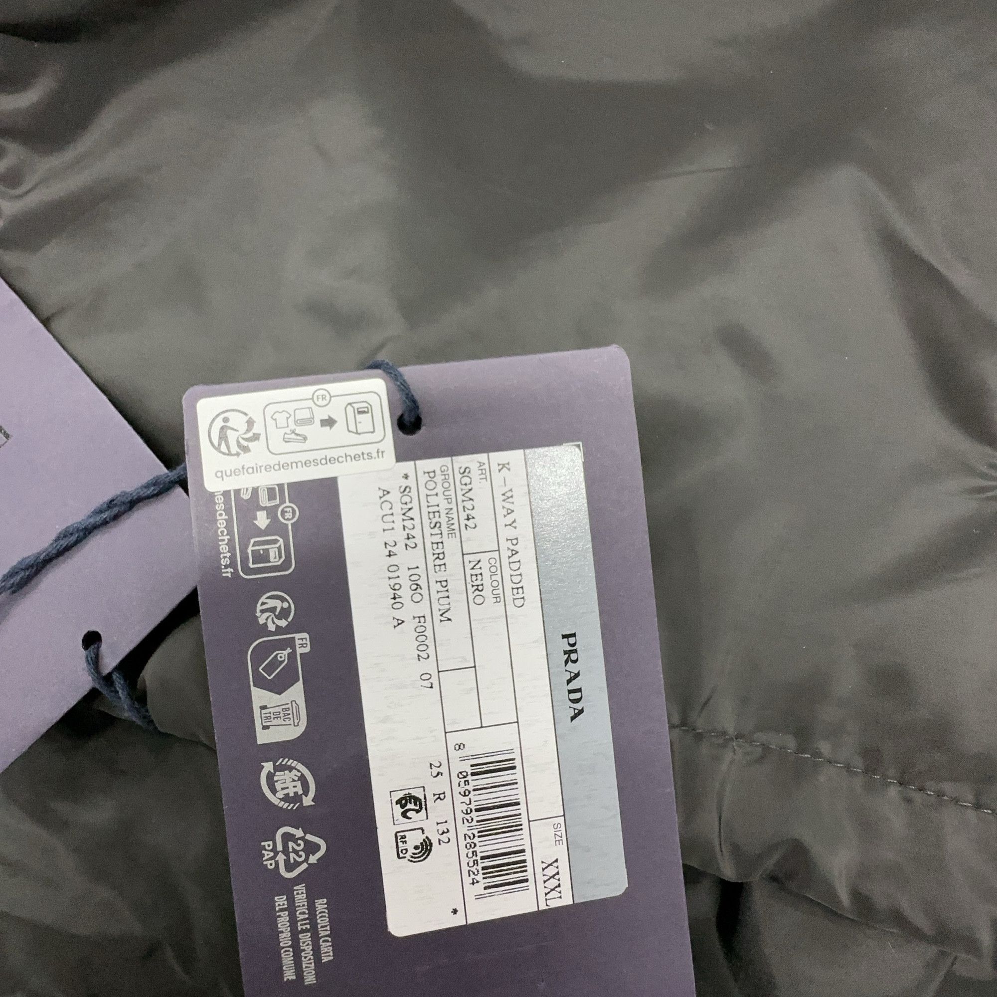 Prada Prada Logo Hooded Jacket Size XXXL Size US XXL / EU 58 / 5 - 3 Thumbnail