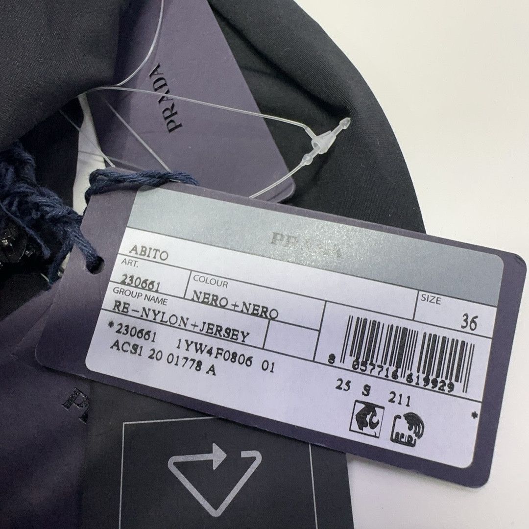 Prada Prada Re-Nylon Jersey Long Sleeve Dress Size 36 Size XS / US 0-2 / IT 36-38 - 3 Thumbnail