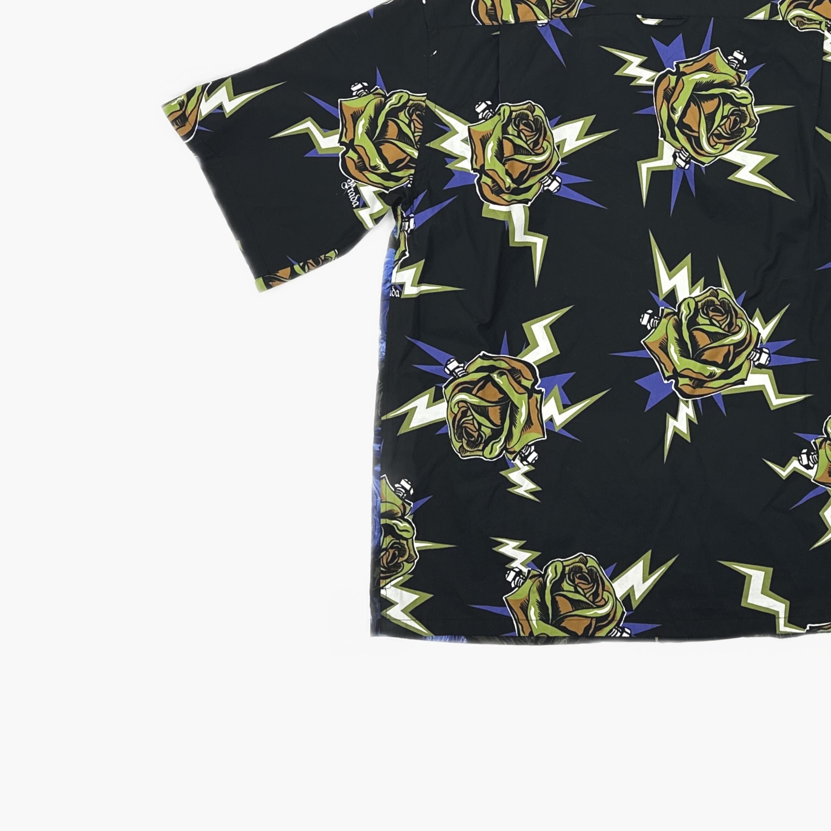Prada Prada Rose Heart Print Button Up Shirt 38 Size XS / US 0-2 / IT 36-38 - 4 Thumbnail