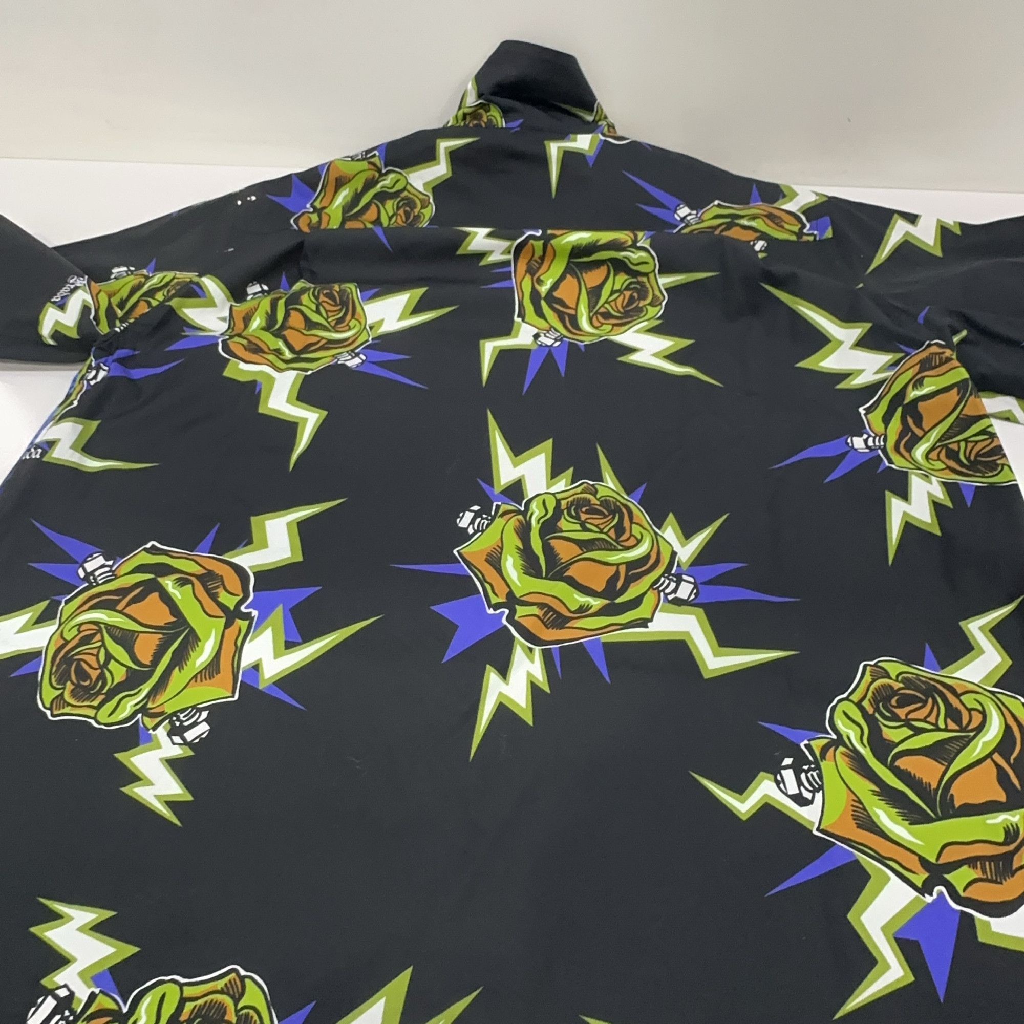 Prada Prada Rose Heart Print Button Up Shirt 38 Size XS / US 0-2 / IT 36-38 - 16 Thumbnail