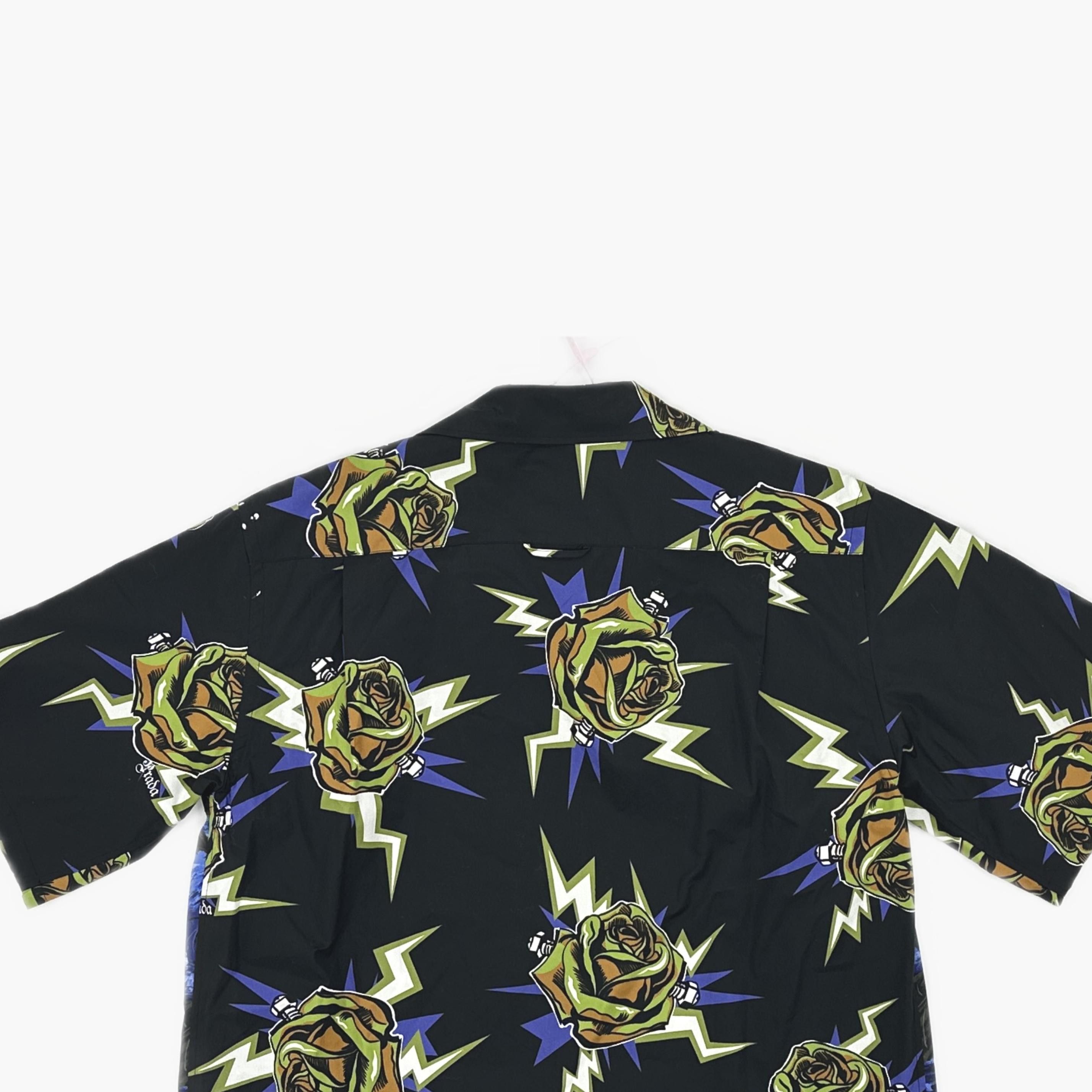 Prada Prada Rose Heart Print Button Up Shirt 38 Size XS / US 0-2 / IT 36-38 - 3 Thumbnail