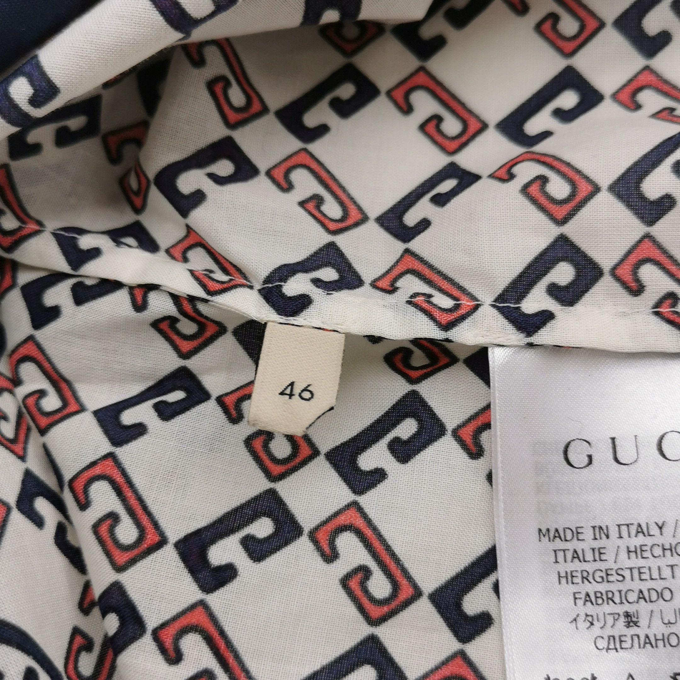Gucci Gucci Men s Button Ups Size US S / EU 44-46 / 1 - 8 Thumbnail
