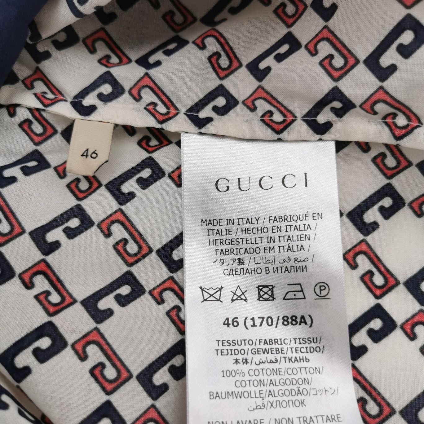 Gucci Gucci Men s Button Ups Size US S / EU 44-46 / 1 - 6 Thumbnail