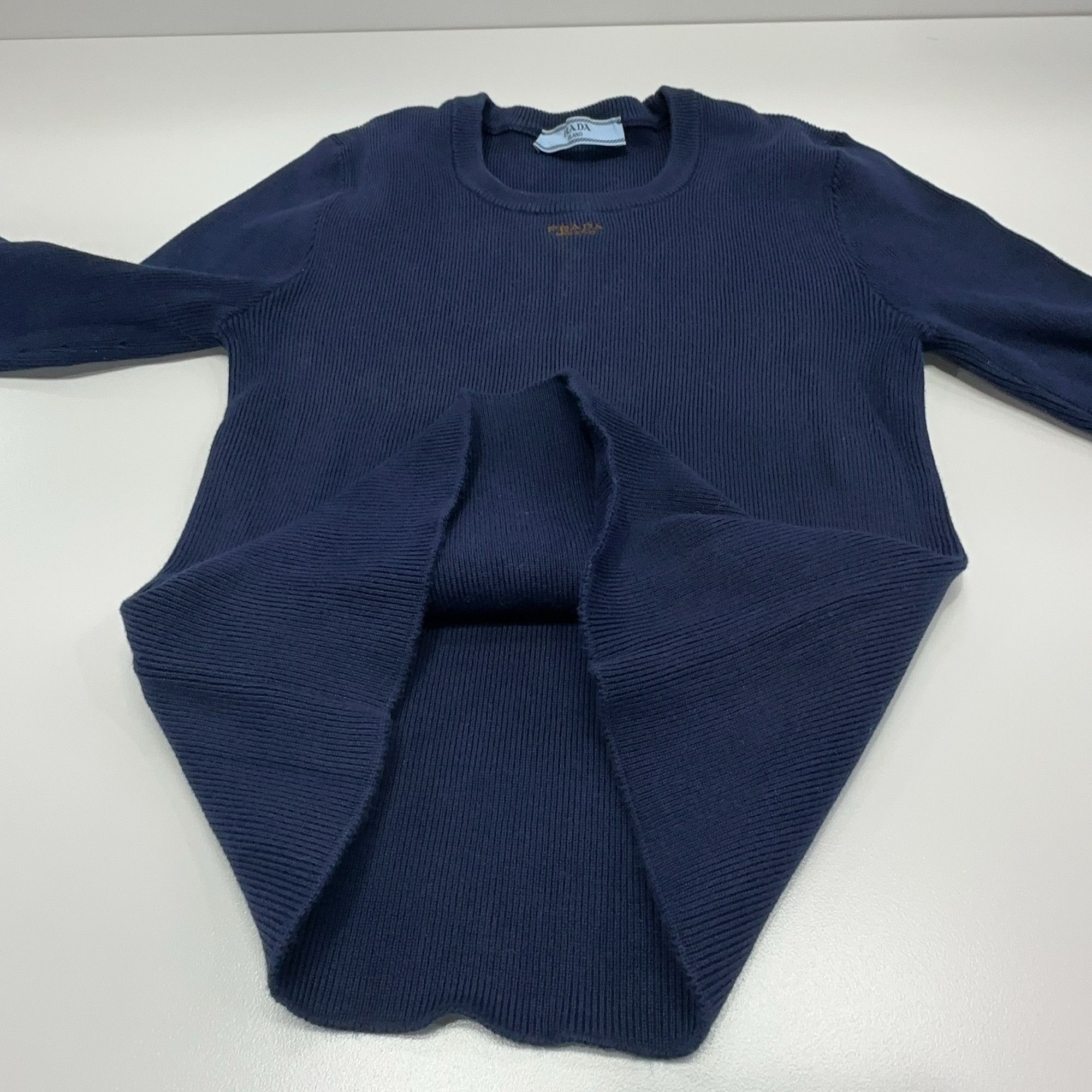 Prada Prada Embroidered Rib-Knit Sweater Size 38 Size XS / US 0-2 / IT 36-38 - 8 Thumbnail