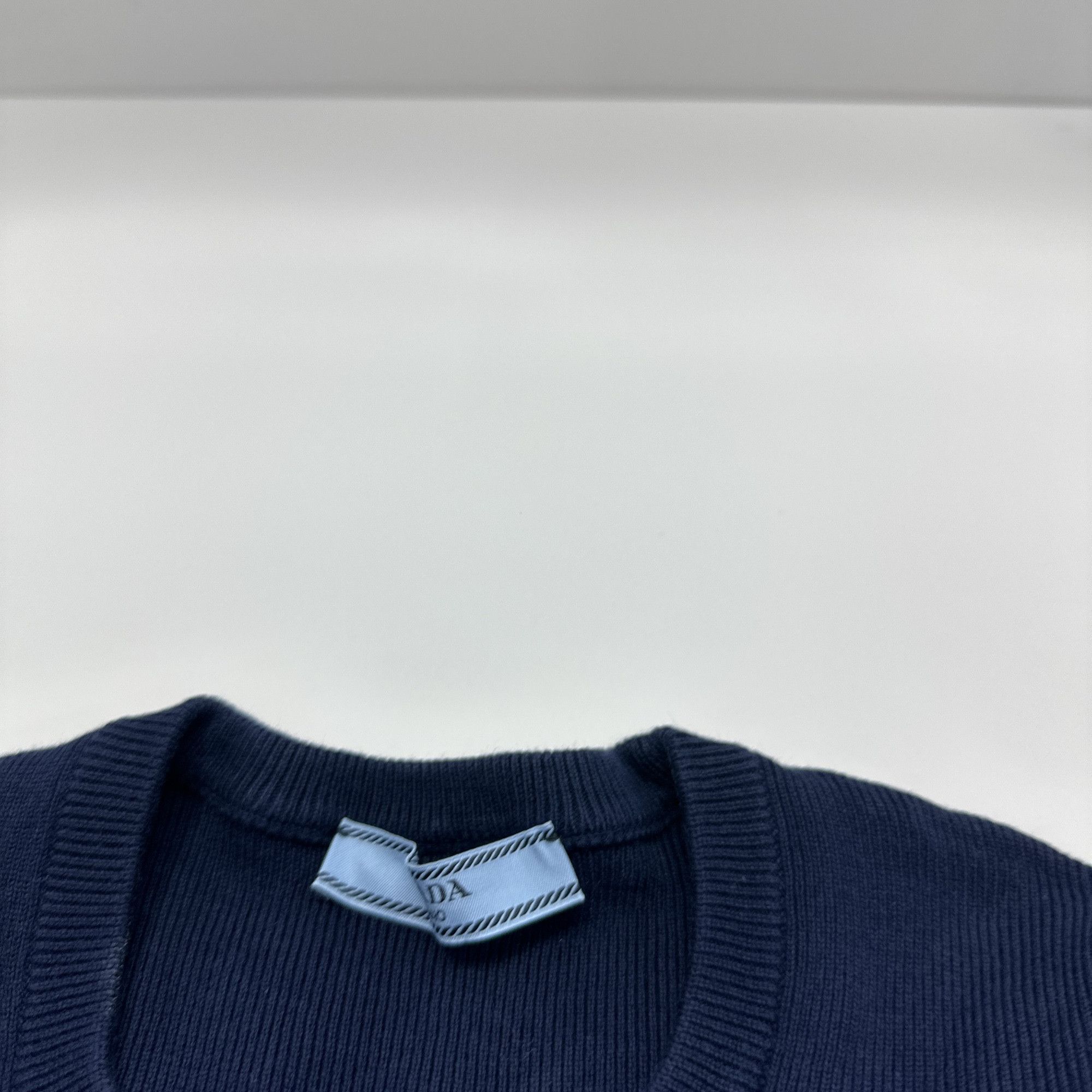 Prada Prada Embroidered Rib-Knit Sweater Size 38 Size XS / US 0-2 / IT 36-38 - 3 Thumbnail