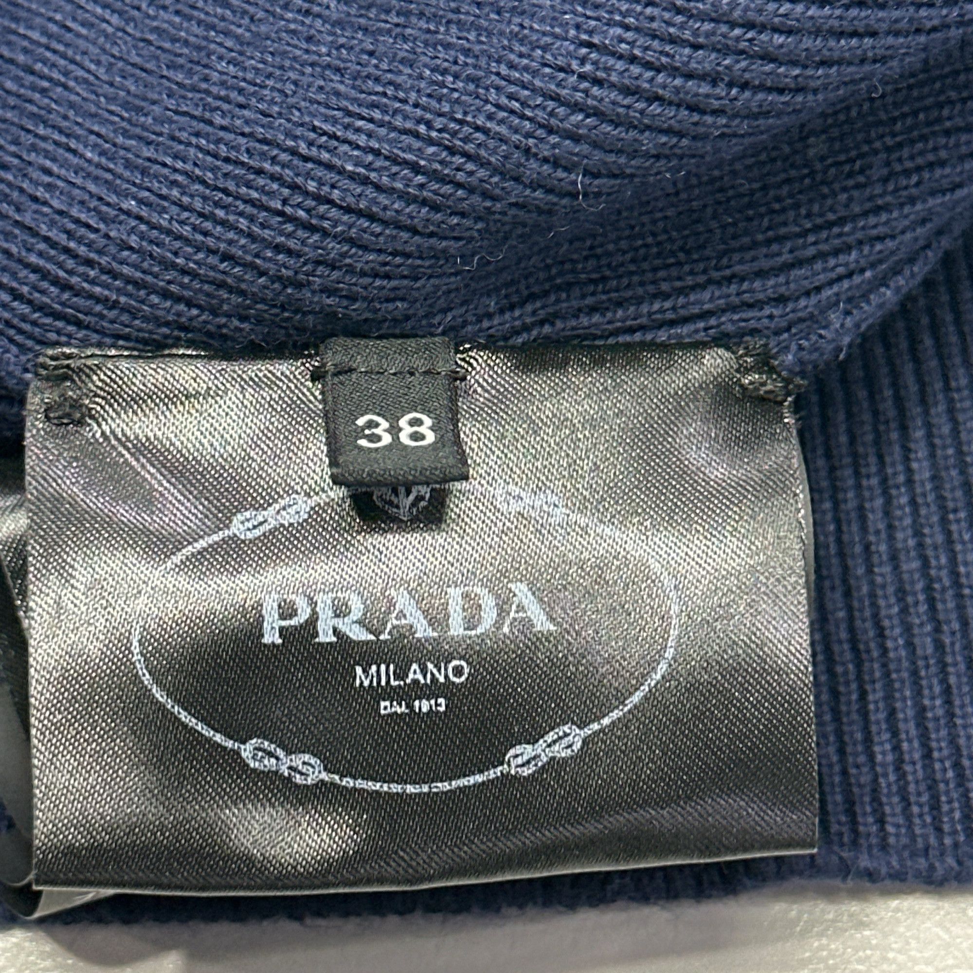 Prada Prada Embroidered Rib-Knit Sweater Size 38 Size XS / US 0-2 / IT 36-38 - 5 Thumbnail