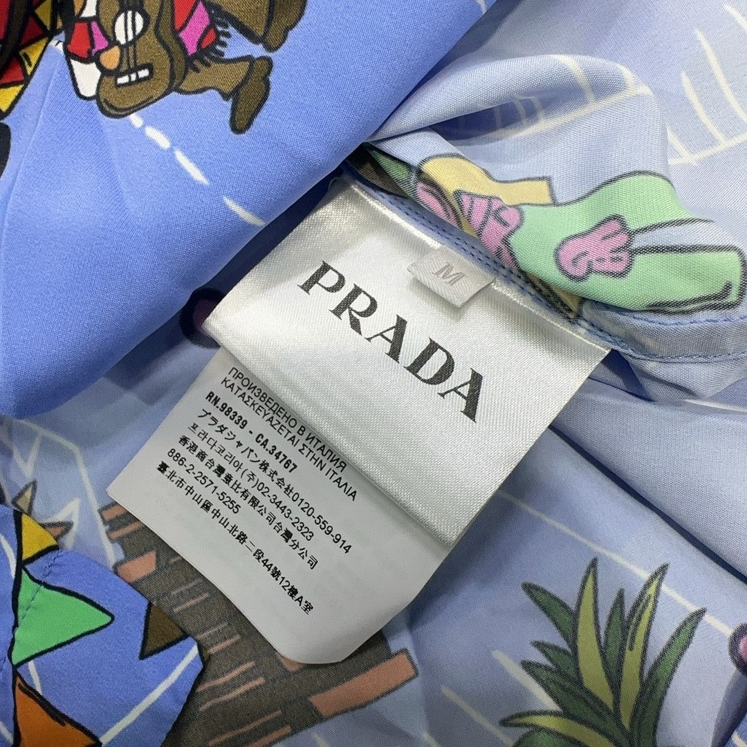 Prada Prada Mexico Print Button Up Shirt Size M Size US M / EU 48-50 / 2 - 5 Thumbnail