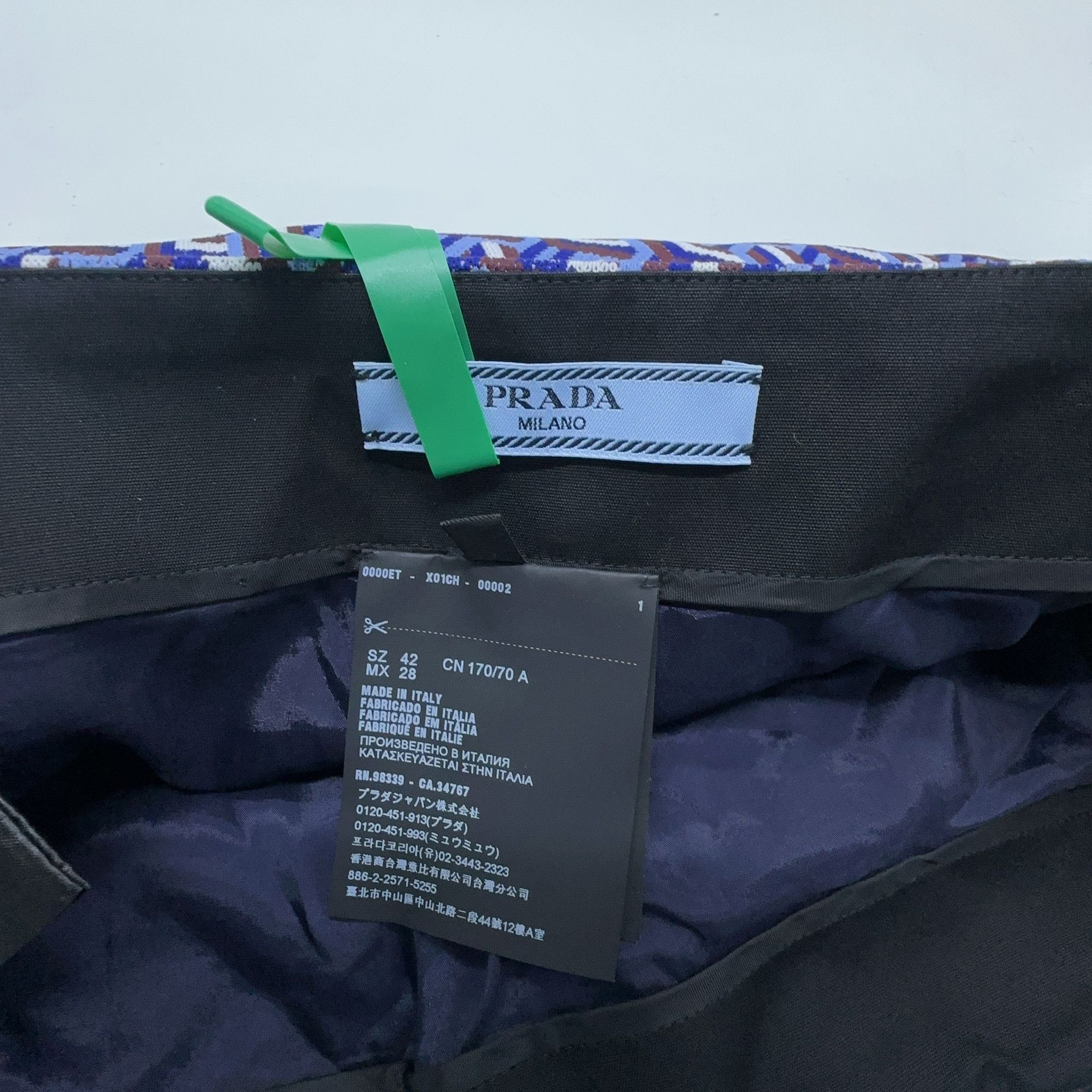 Prada Prada Geometric Mini Skirt IT 42 Size 28" / US 6 / IT 42 - 3 Thumbnail