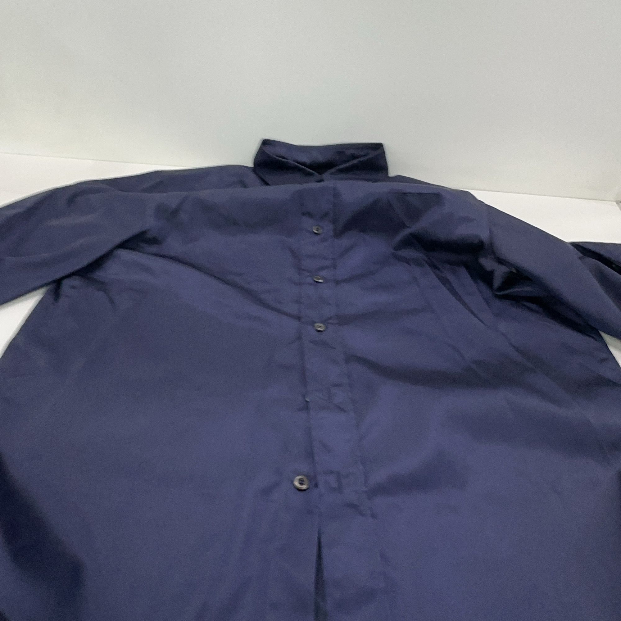 Prada Prada Navy Button Up Shirt Size L Size US L / EU 52-54 / 3 - 9 Thumbnail
