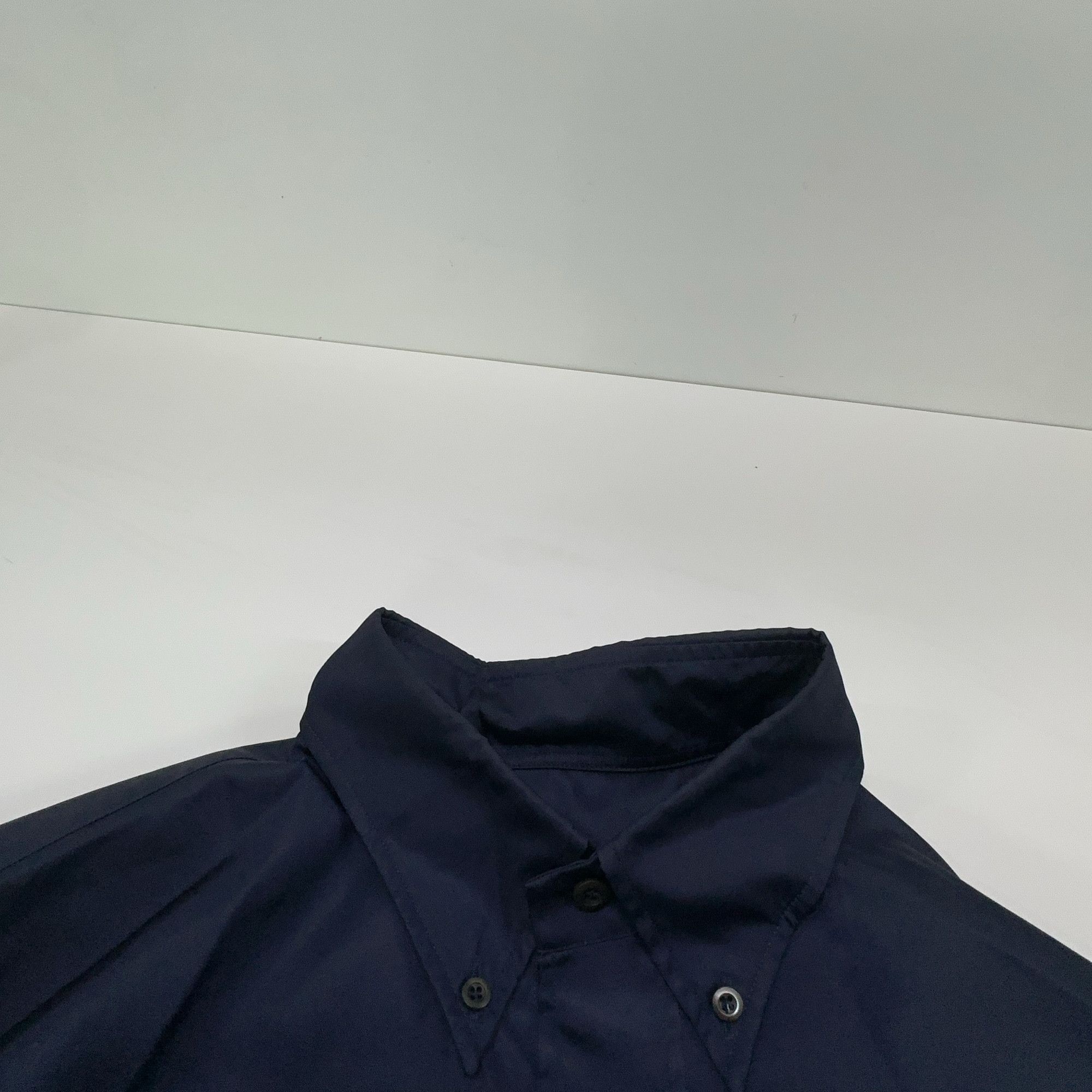 Prada Prada Navy Button Up Shirt Size L Size US L / EU 52-54 / 3 - 7 Thumbnail