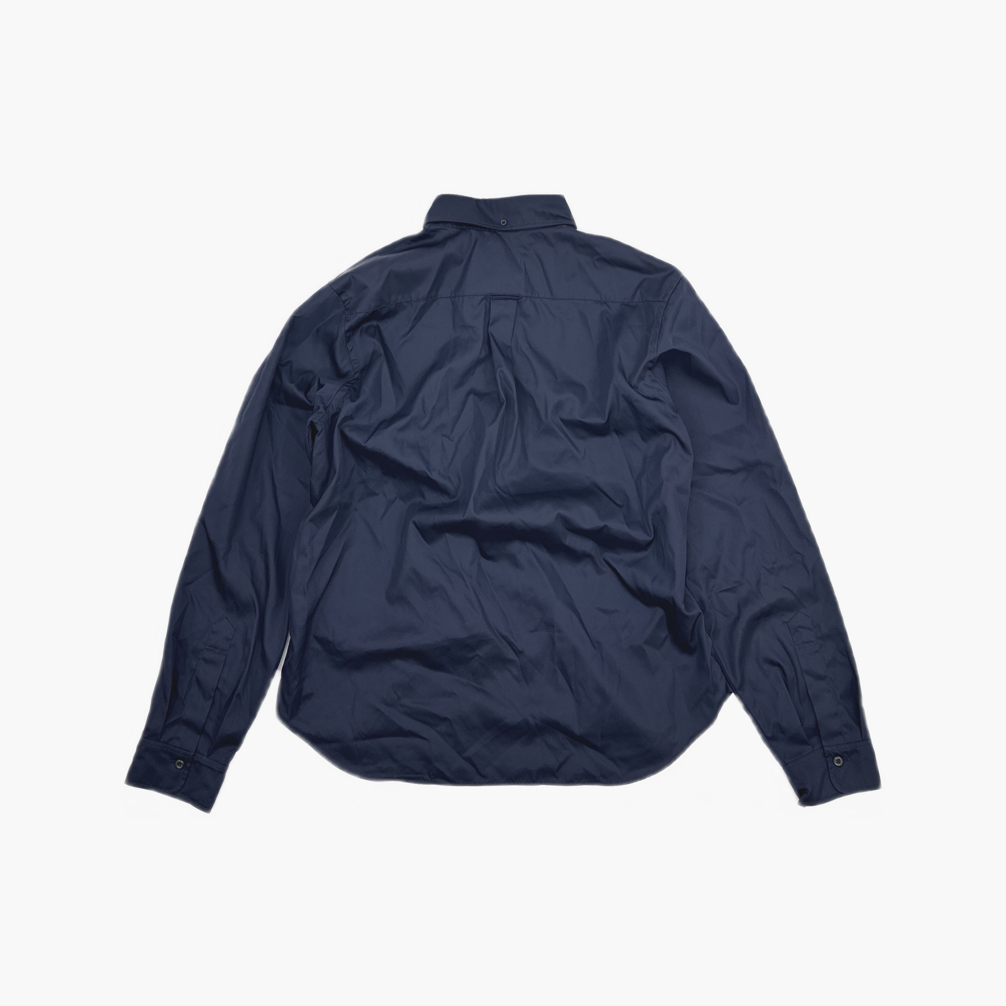Prada Prada Navy Button Up Shirt Size L Size US L / EU 52-54 / 3 - 2 Thumbnail