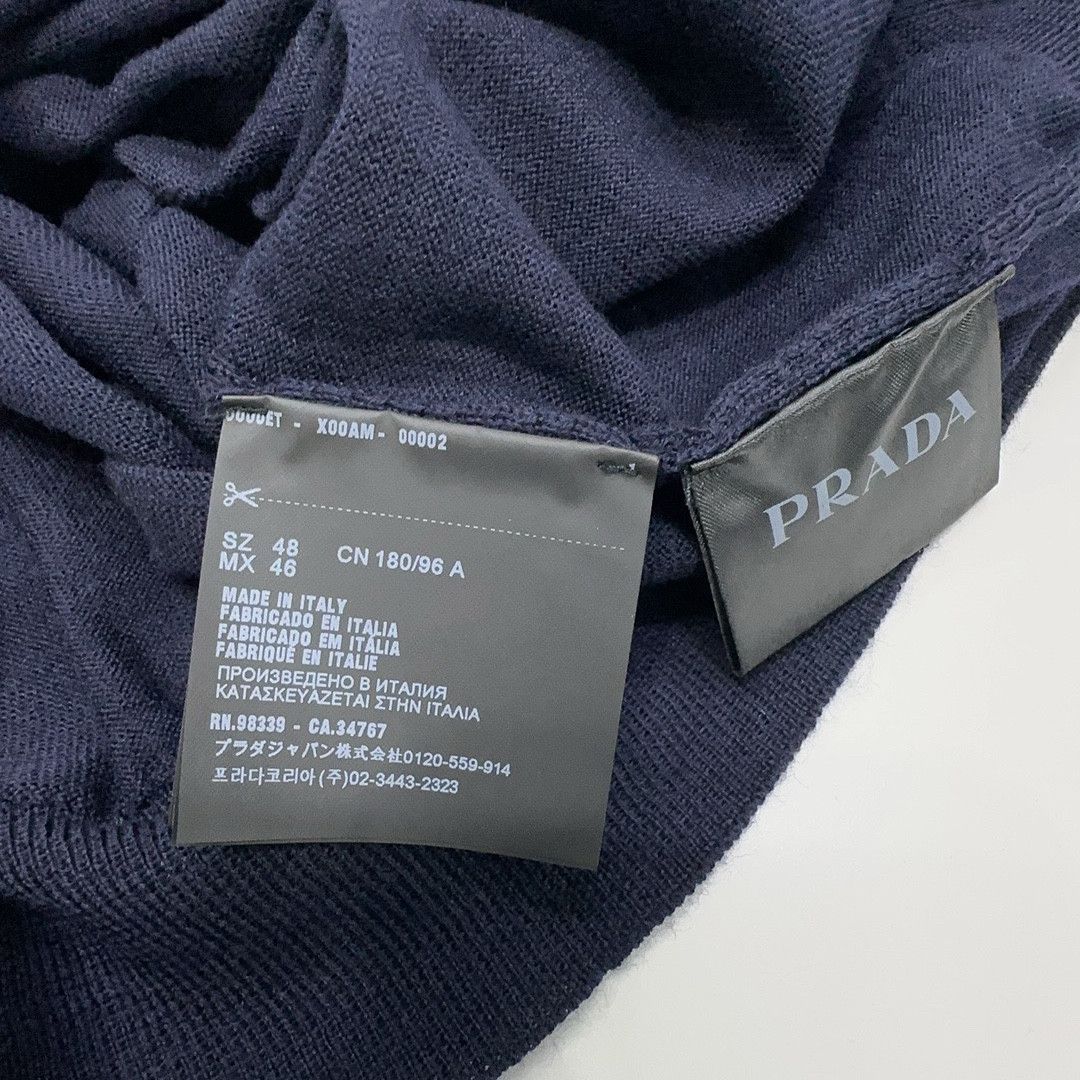 Prada Prada Wool Crewneck Sweater Blue Size 48 Size US M / EU 48-50 / 2 - 5 Thumbnail