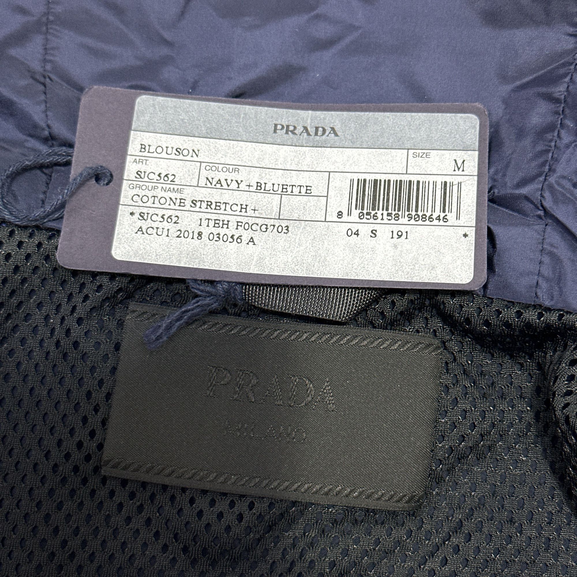 Prada Prada Hooded Light Jacket Size M Size US M / EU 48-50 / 2 - 5 Thumbnail
