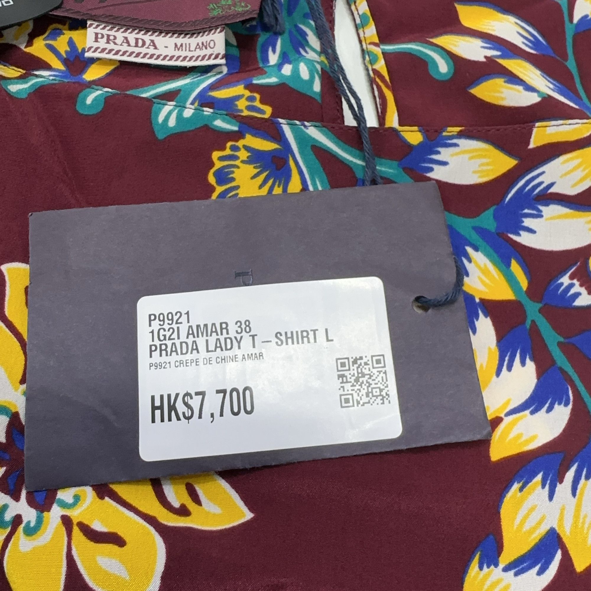 Prada Prada Floral Print Blouse Size 38 Size XS / US 0-2 / IT 36-38 - 4 Thumbnail