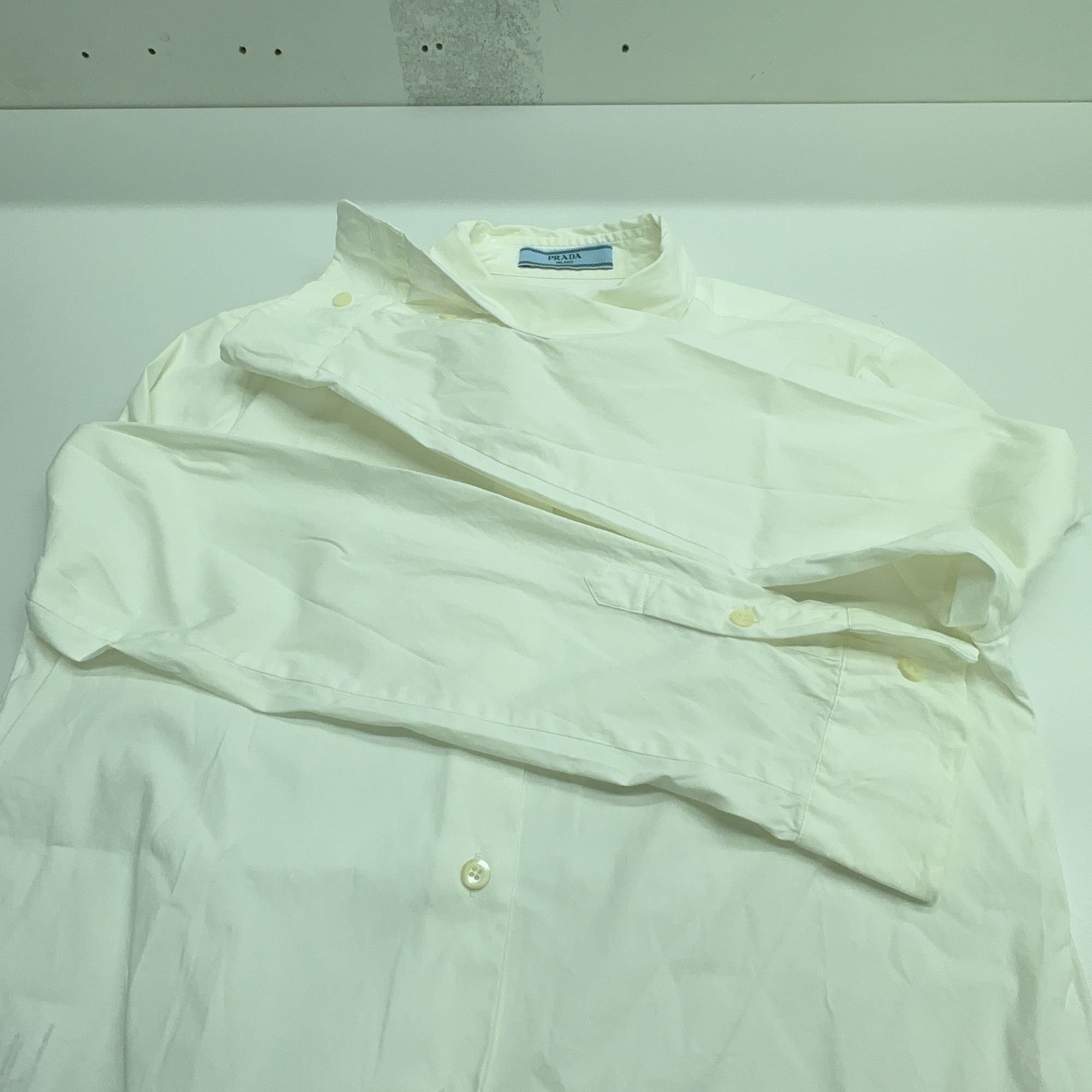 Prada Prada White Button Up Shirt Size M Size US XXS / EU 40 - 9 Thumbnail