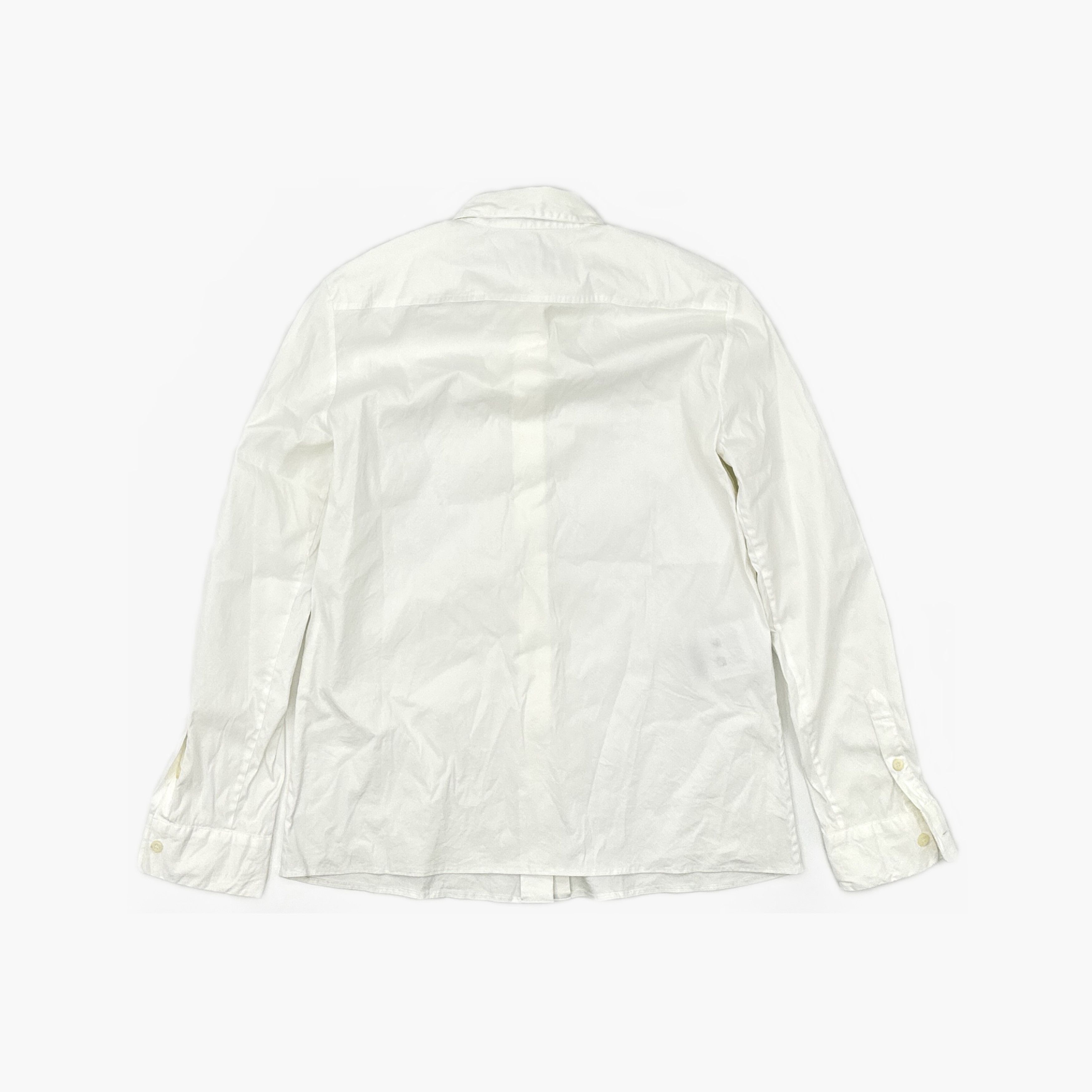 Prada Prada White Button Up Shirt Size M Size US XXS / EU 40 - 2 Thumbnail