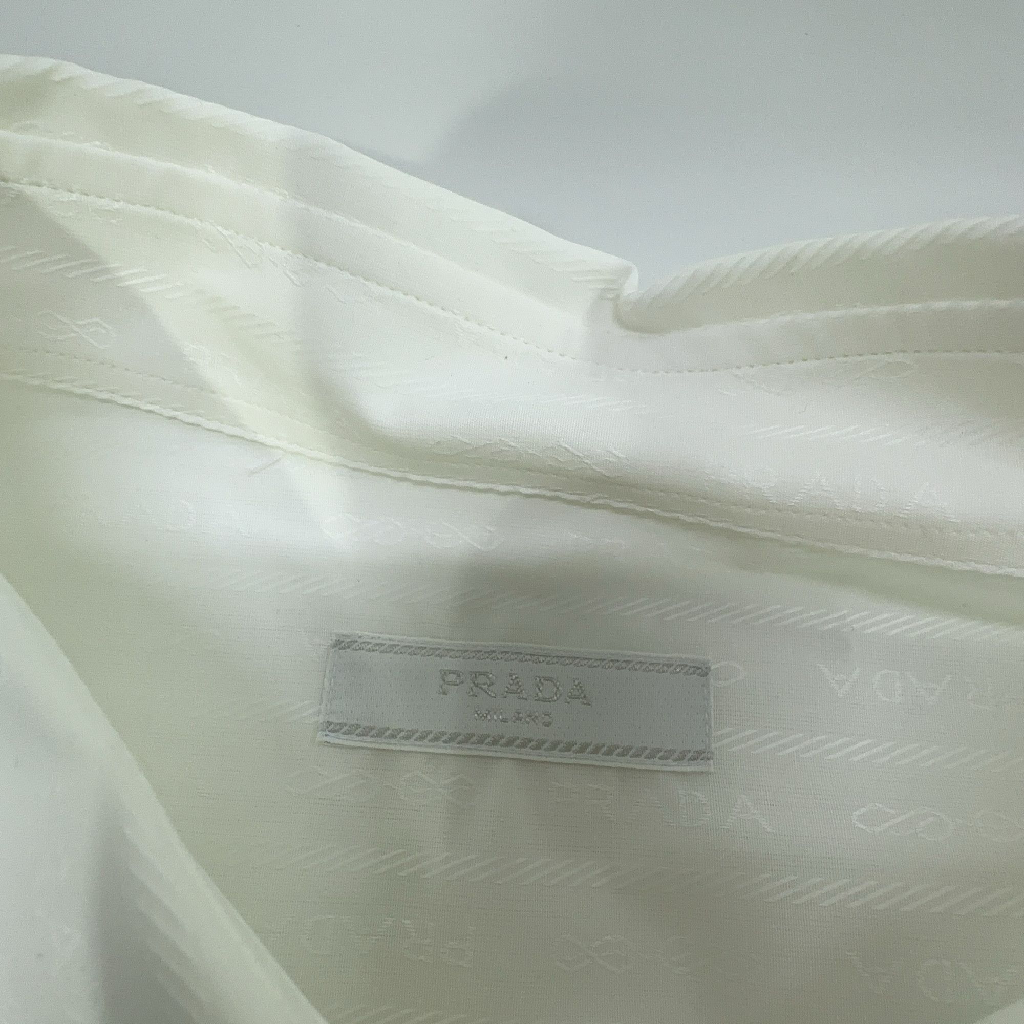 Prada Prada Logo Patch Button Up Shirt Size XXL Size US XXL / EU 58 / 5 - 5 Thumbnail
