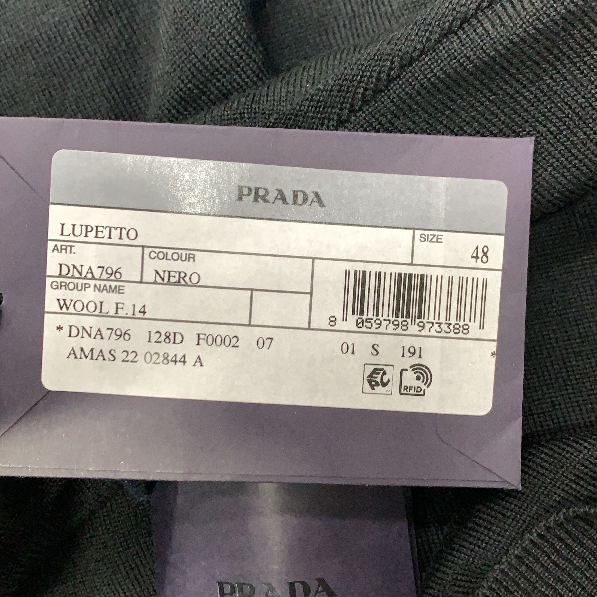 Prada Prada Wool Crew Neck Sweater Size 48 Size US M / EU 48-50 / 2 - 4 Thumbnail