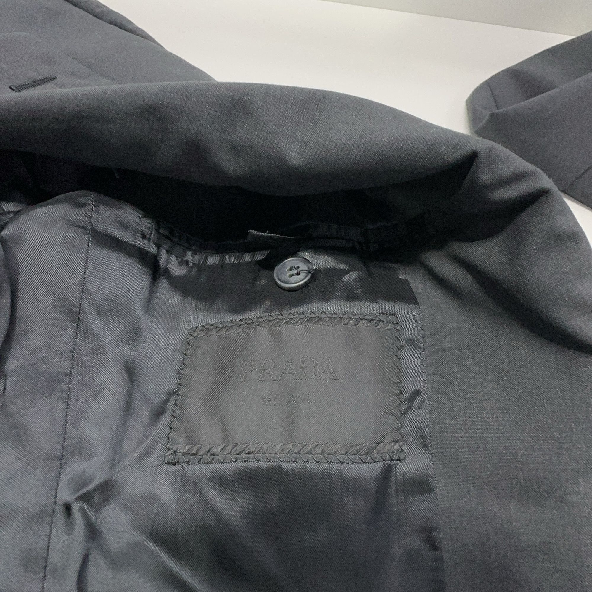 Prada Prada Black Suit Size 36R Size 36R - 7 Thumbnail