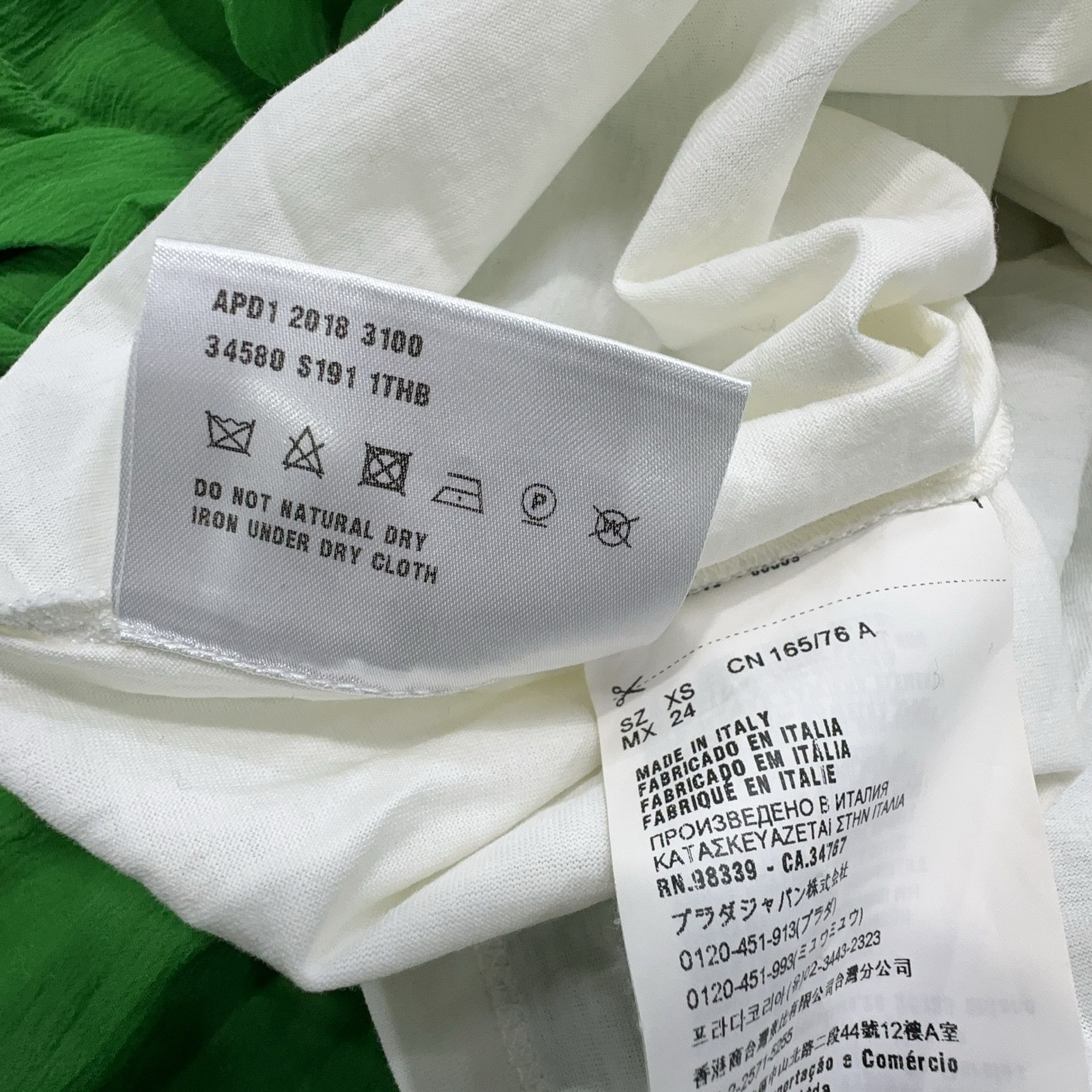 Prada Prada Logo Patch Colorblock Mini Dress Size XS Size XS / US 0-2 / IT 36-38 - 4 Thumbnail