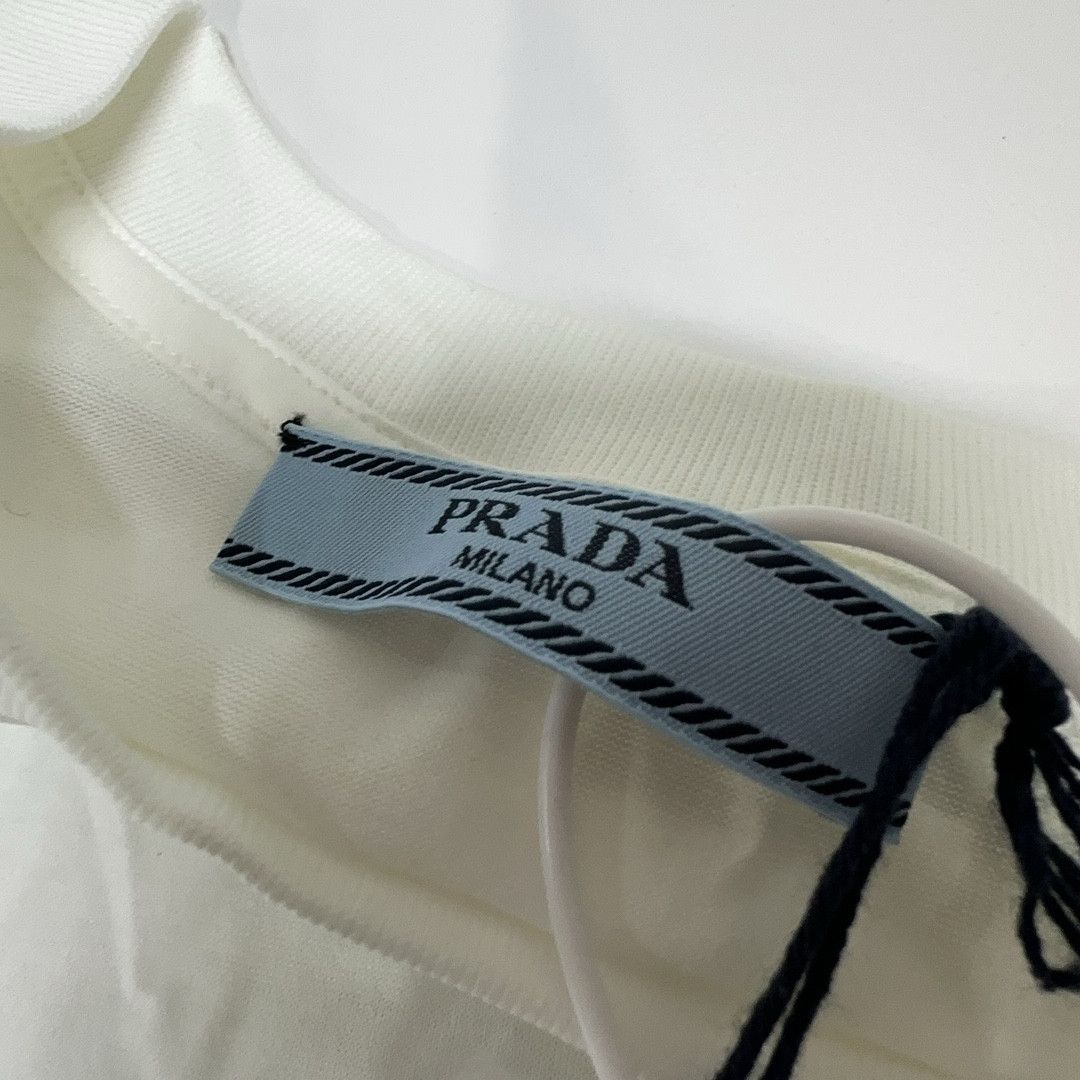 Prada Prada Paneled Logo T-Shirt Size XS Size XS / US 0-2 / IT 36-38 - 4 Thumbnail