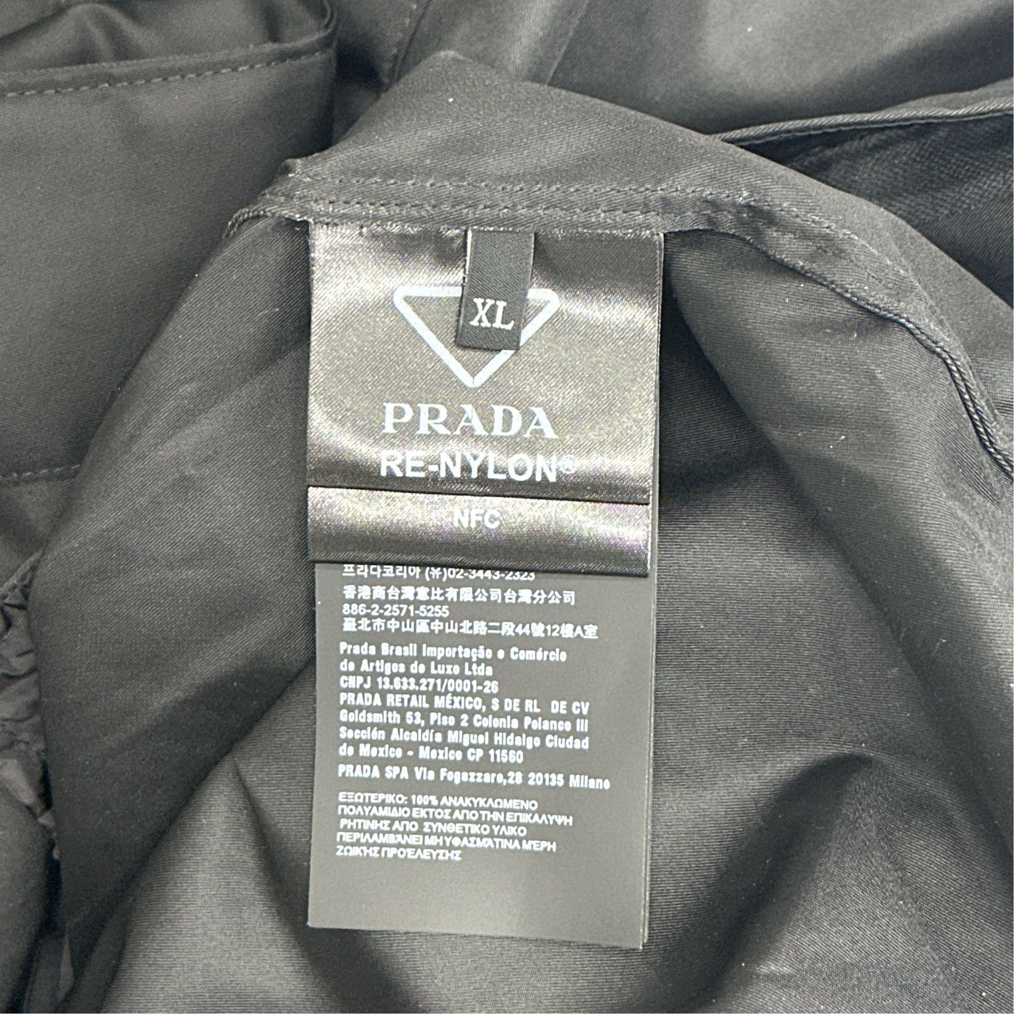 Prada Prada Re-Nylon Logo Shirt Size XL Size US XL / EU 56 / 4 - 3 Thumbnail