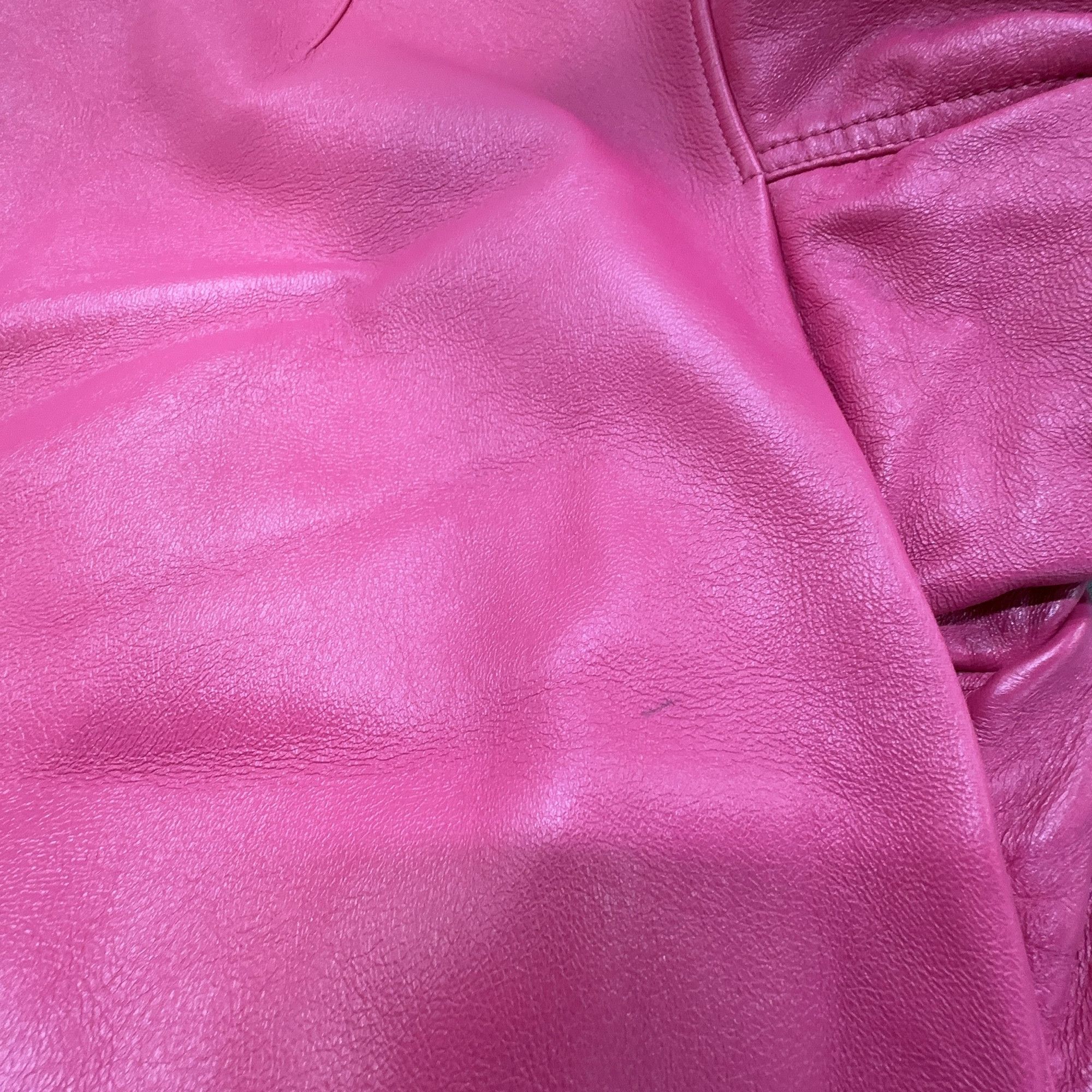 Prada Prada Pink Nappa Leather Bomber Jacket Size 36 Size XS / US 0-2 / IT 36-38 - 8 Thumbnail
